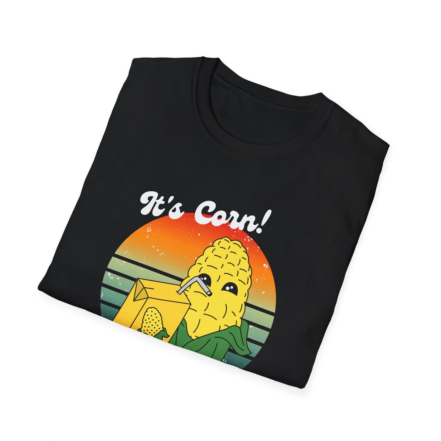 Corn-Inspired Graphic Tee, Fun Unisex T-Shirt, Perfect for Summer BBQs, Gift for Vegetables Lovers, Funny Foodie Shirt