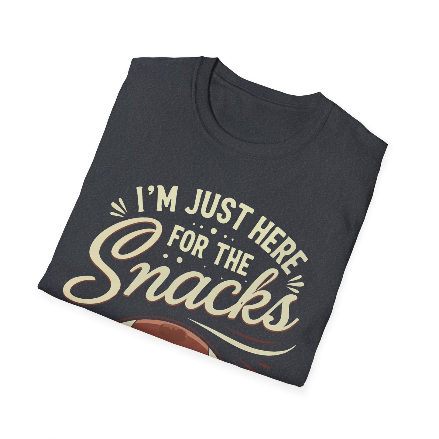 I'm Just Here for the Snacks - Unisex Softstyle T-Shirt