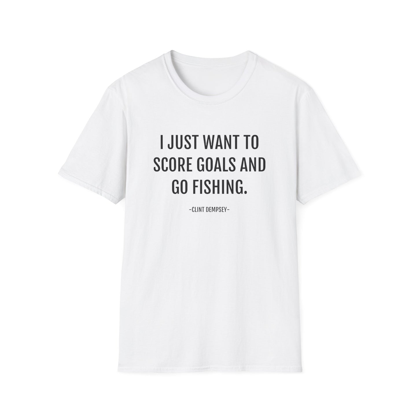 Fishing Goals Unisex T-Shirt, Outdoor Shirt, Gift for Fisherman, Casual Wear, Father's Day, Fishing Lover Tee