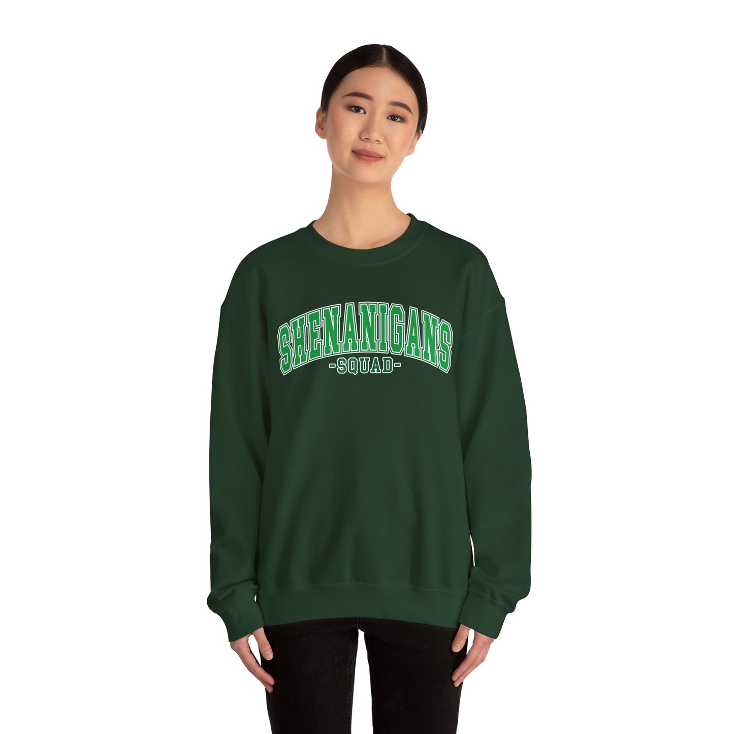 Shenanigans Squad Crewneck Sweatshirt - Fun Unisex Heavy Blend Style