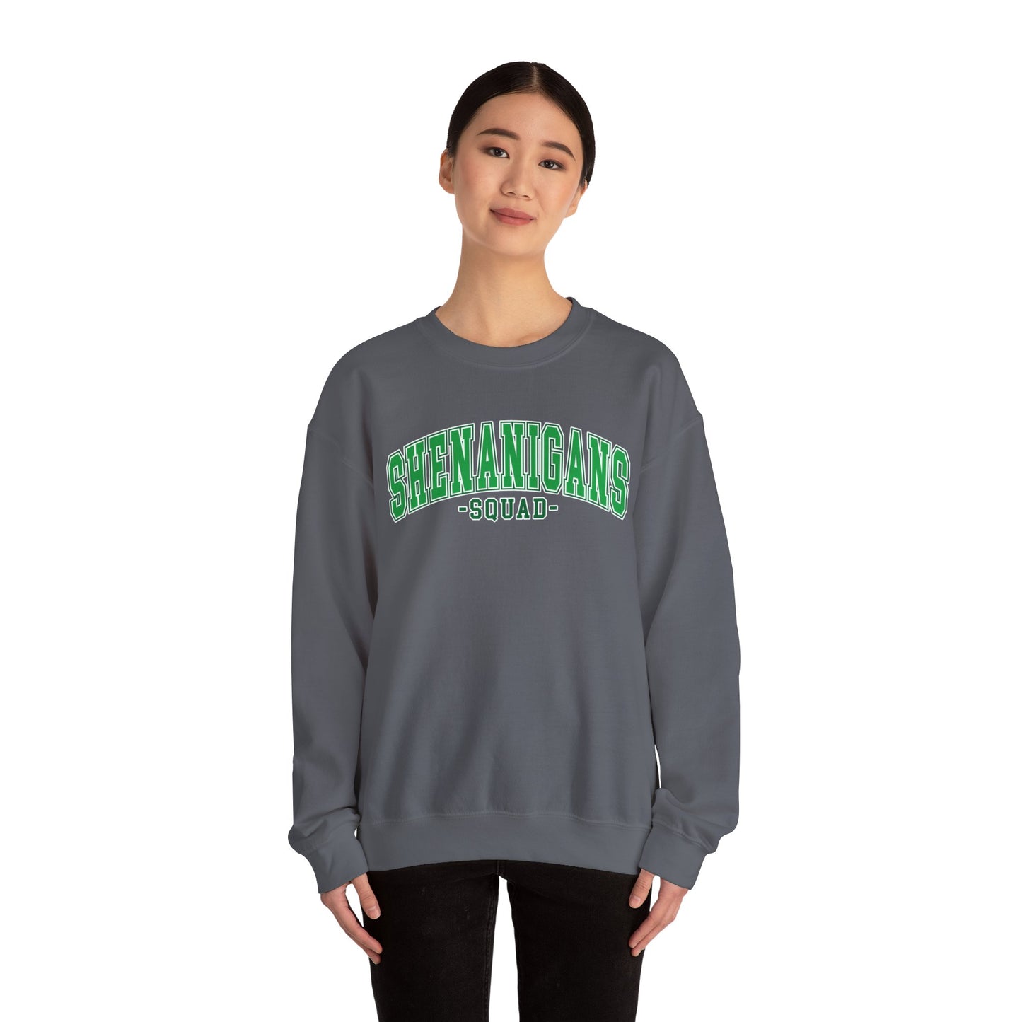 Shenanigans Squad Crewneck Sweatshirt - Fun Unisex Heavy Blend Style