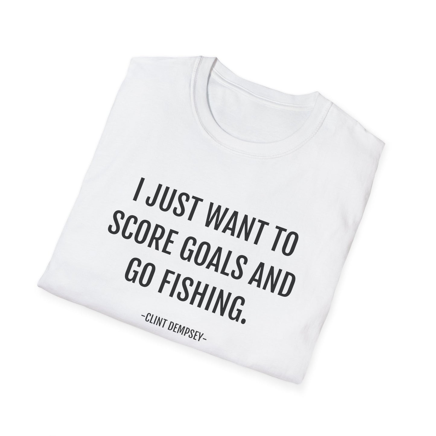 Fishing Goals Unisex T-Shirt, Outdoor Shirt, Gift for Fisherman, Casual Wear, Father's Day, Fishing Lover Tee