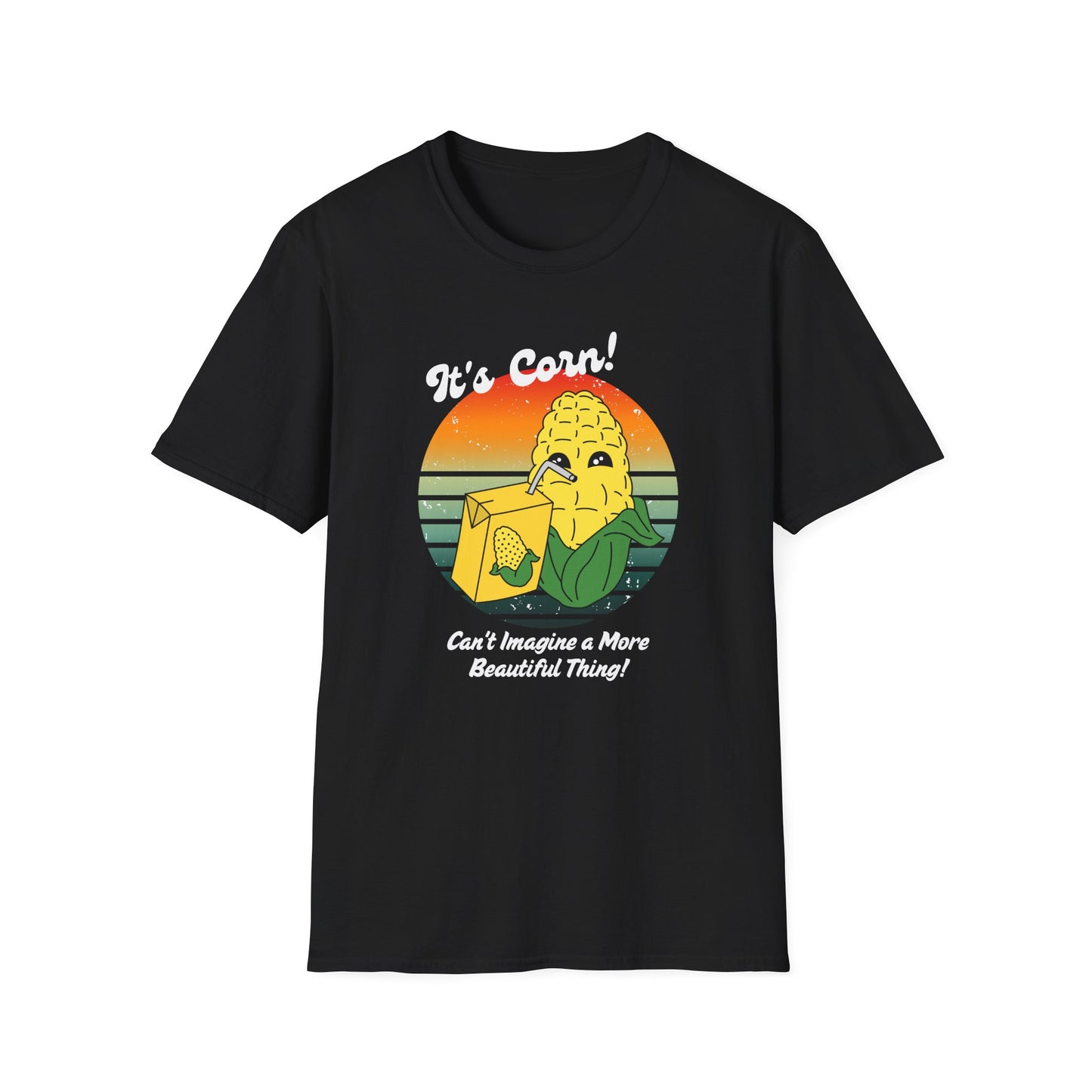 Corn-Inspired Graphic Tee, Fun Unisex T-Shirt, Perfect for Summer BBQs, Gift for Vegetables Lovers, Funny Foodie Shirt
