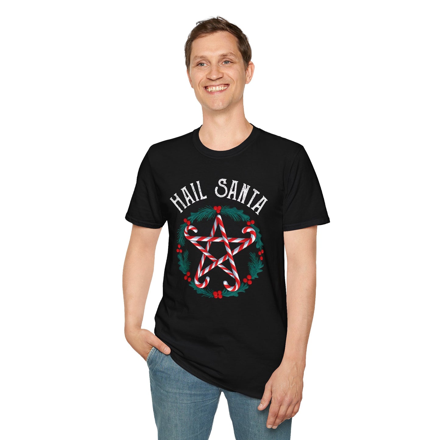 Hail SANTA - Unisex Softstyle T-Shirt