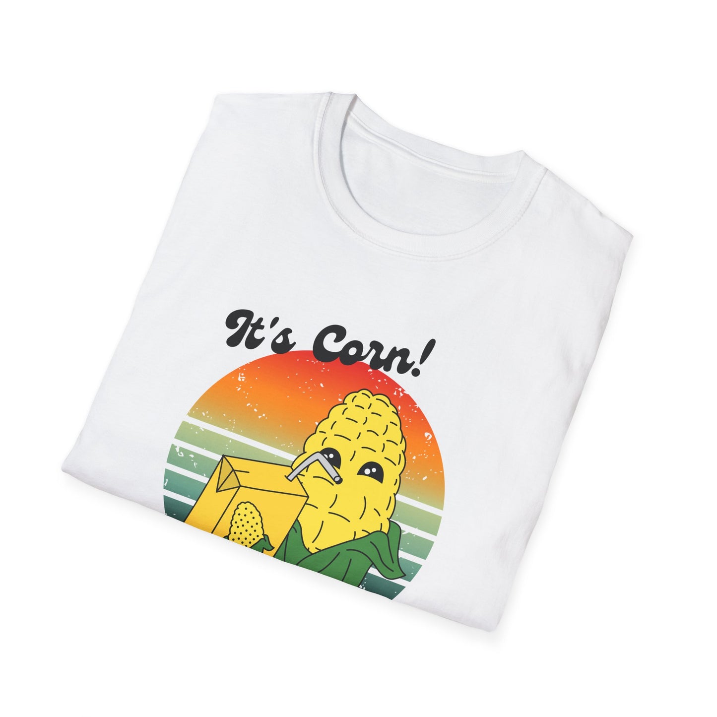 Corn-Inspired Graphic Tee, Fun Unisex T-Shirt, Perfect for Summer BBQs, Gift for Vegetables Lovers, Funny Foodie Shirt