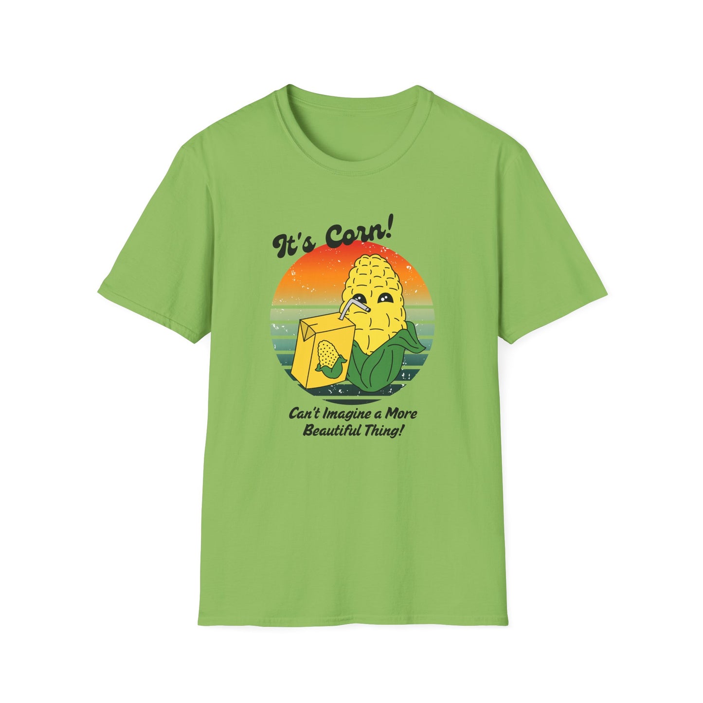 Corn-Inspired Graphic Tee, Fun Unisex T-Shirt, Perfect for Summer BBQs, Gift for Vegetables Lovers, Funny Foodie Shirt