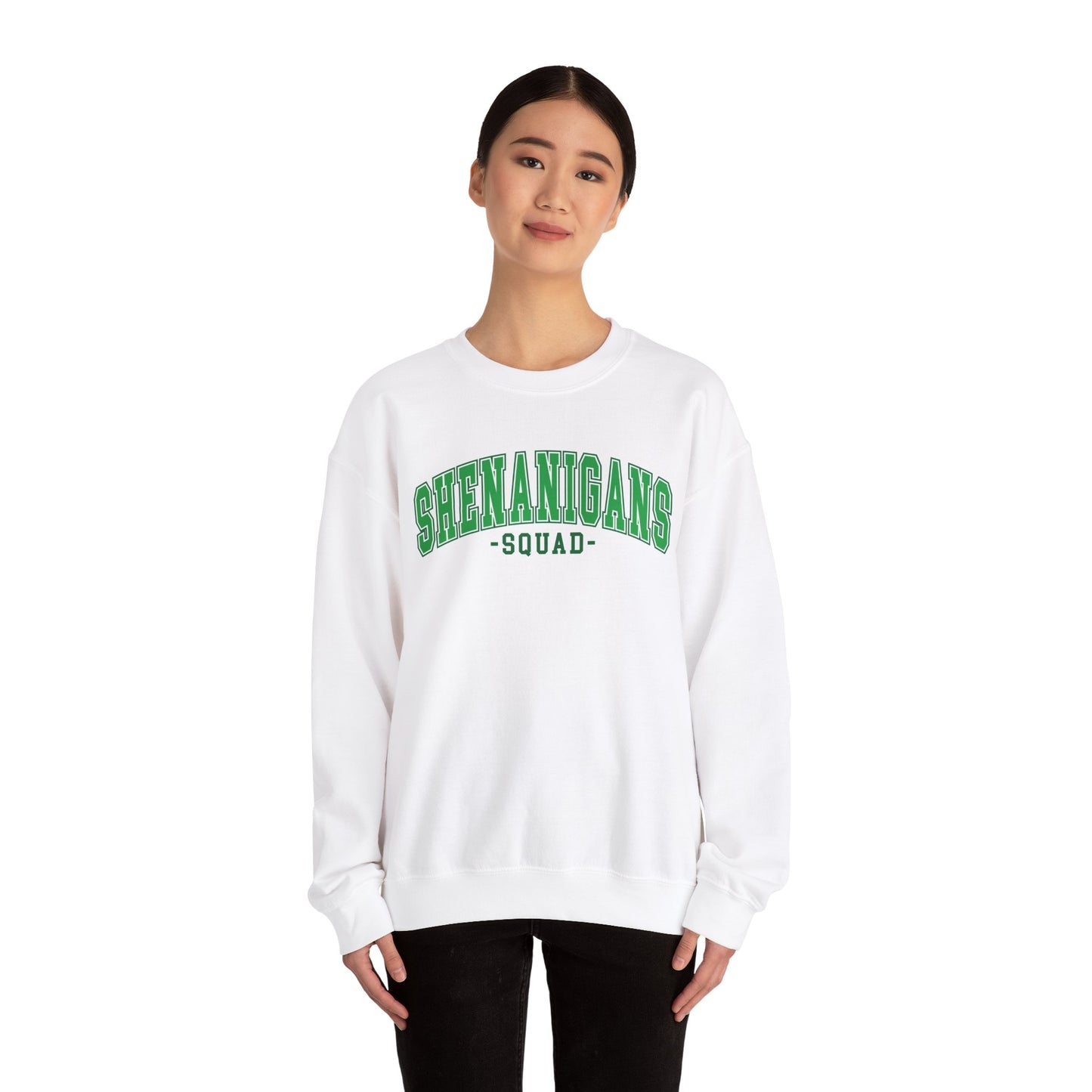 Shenanigans Squad Crewneck Sweatshirt - Fun Unisex Heavy Blend Style