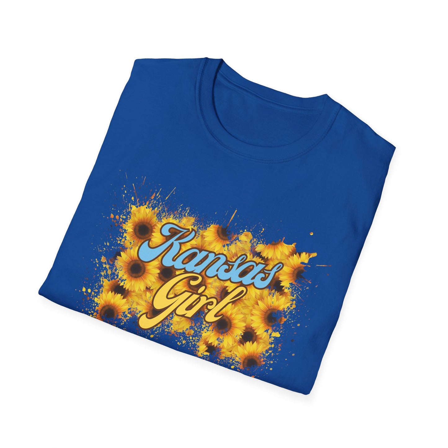 Kansas Girl Tie-Dye T-Shirt, Fun Shirt for Kansas Lovers, Unique Gift for Birthdays, Casual Wear, Summer Outfits