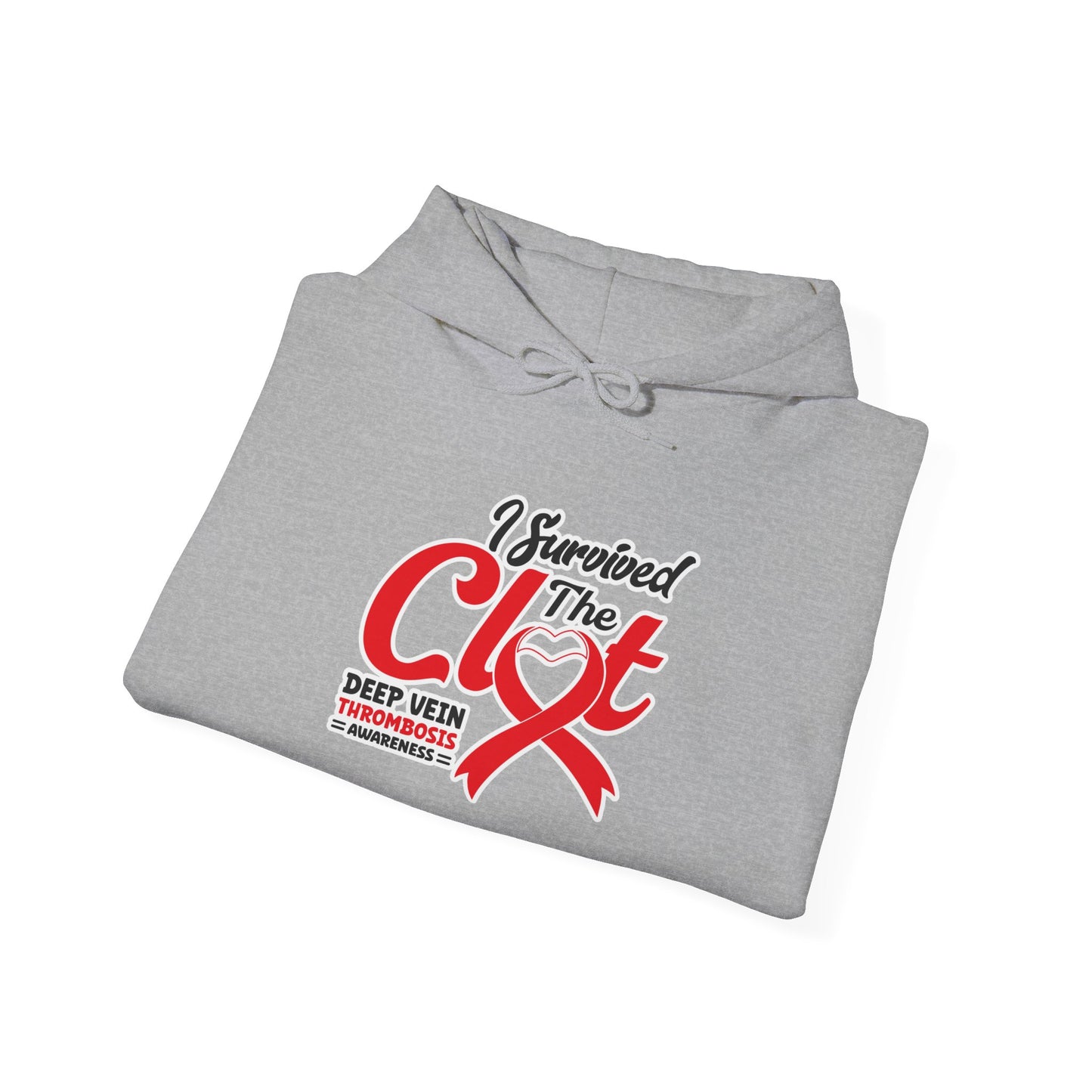 I Survived the Clot - Unisex Heavy Blend™ Hooded Sweatshirt