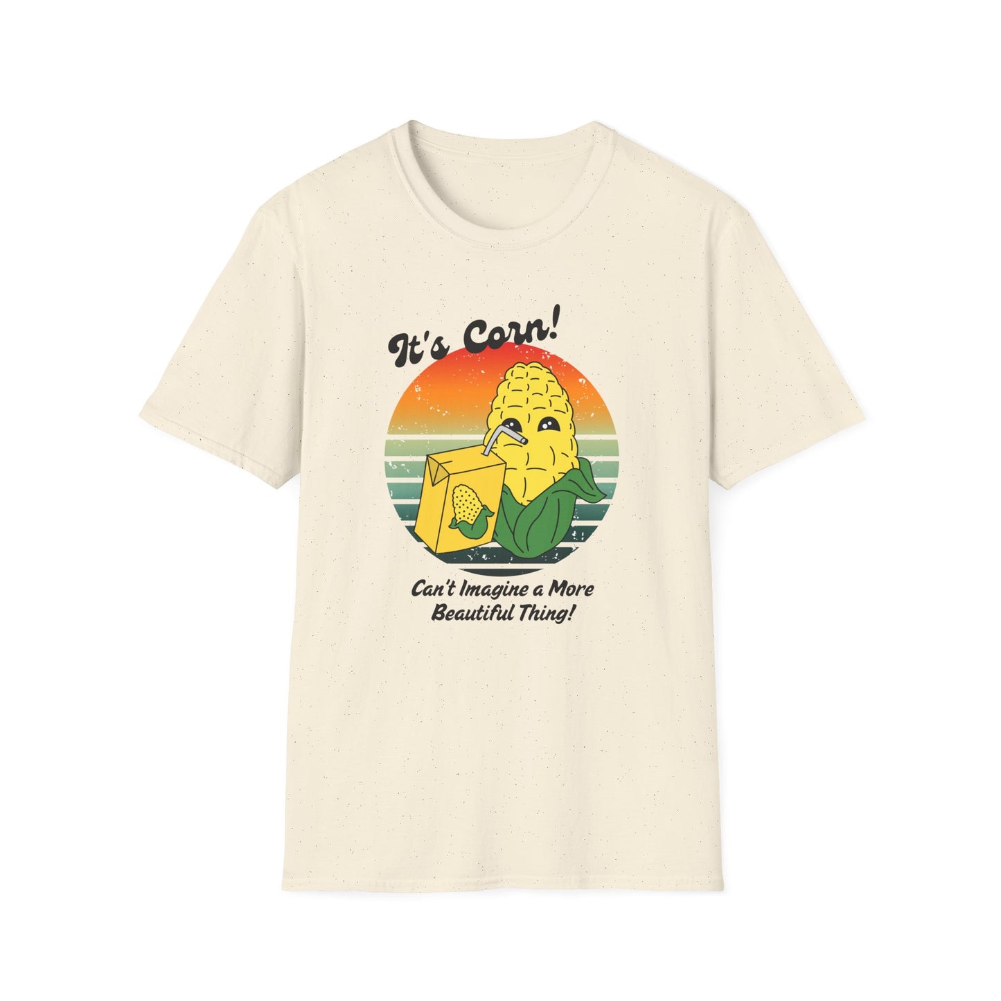 Corn-Inspired Graphic Tee, Fun Unisex T-Shirt, Perfect for Summer BBQs, Gift for Vegetables Lovers, Funny Foodie Shirt