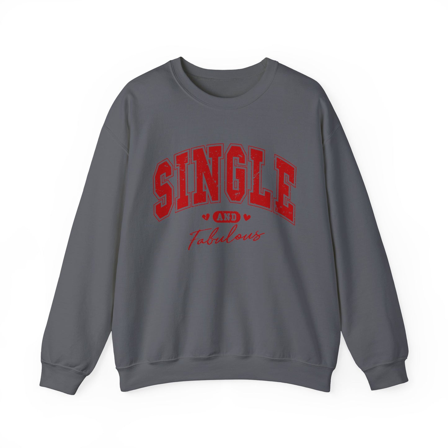 Single and Fabulous - Unisex Heavy Blend™ Crewneck Sweatshirt