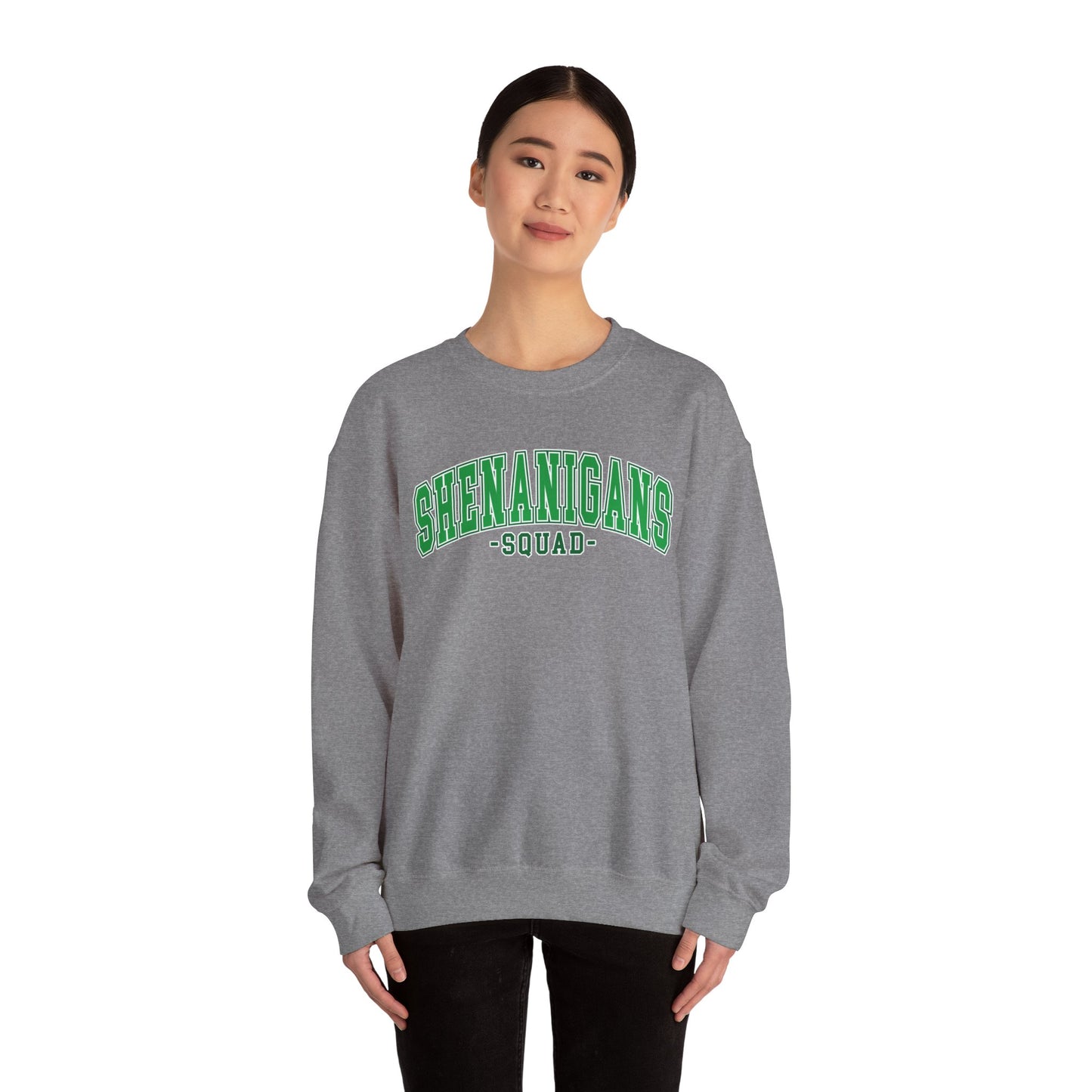 Shenanigans Squad Crewneck Sweatshirt - Fun Unisex Heavy Blend Style