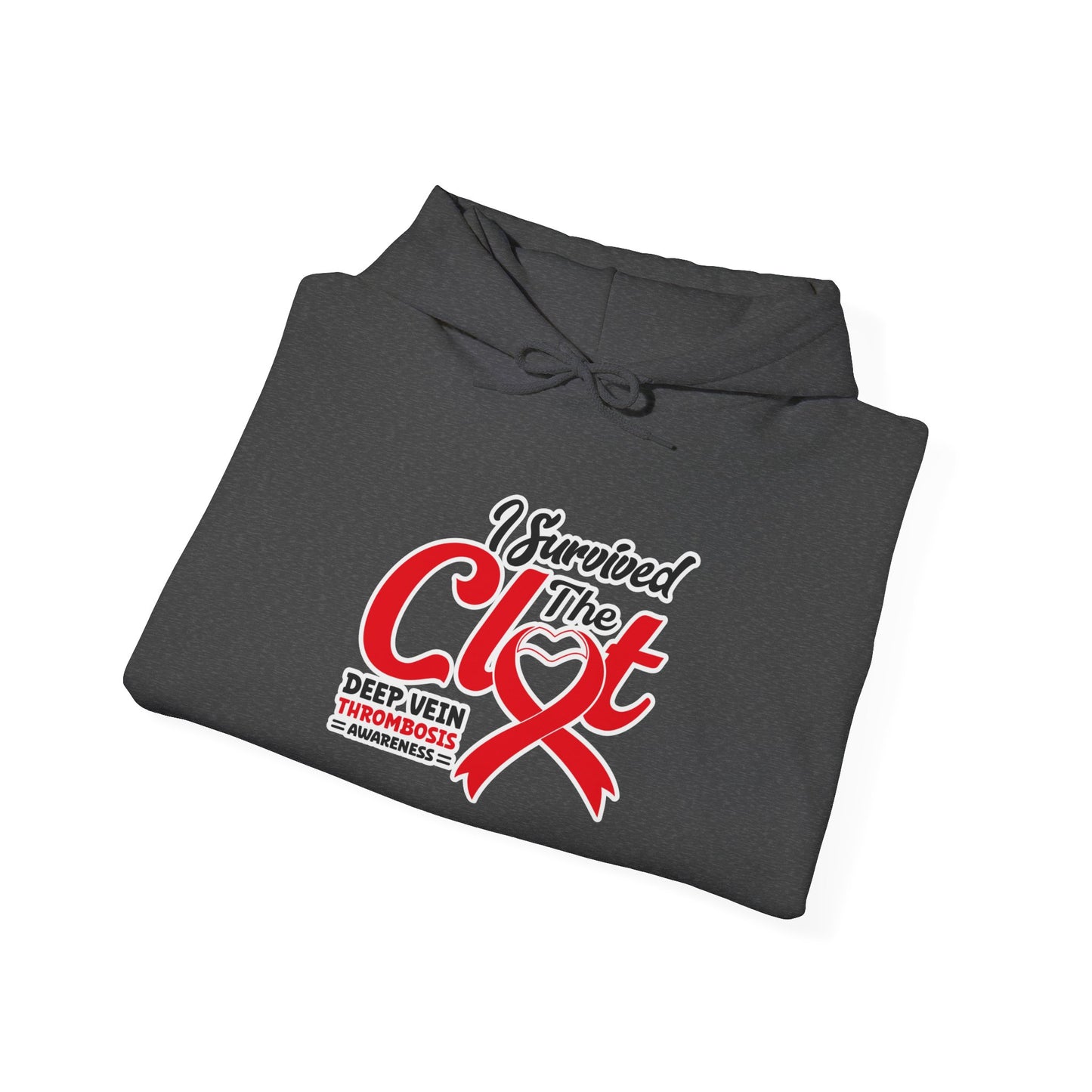 I Survived the Clot - Unisex Heavy Blend™ Hooded Sweatshirt
