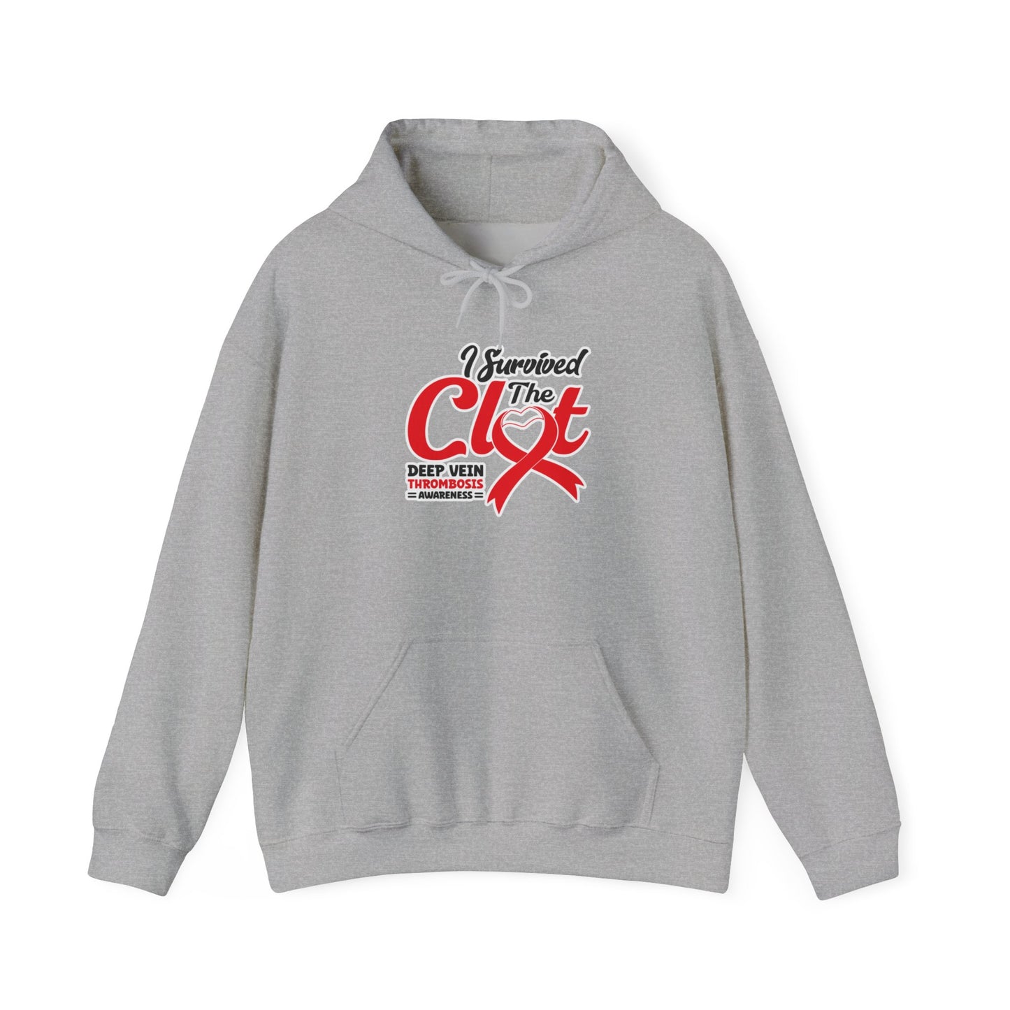 I Survived the Clot - Unisex Heavy Blend™ Hooded Sweatshirt