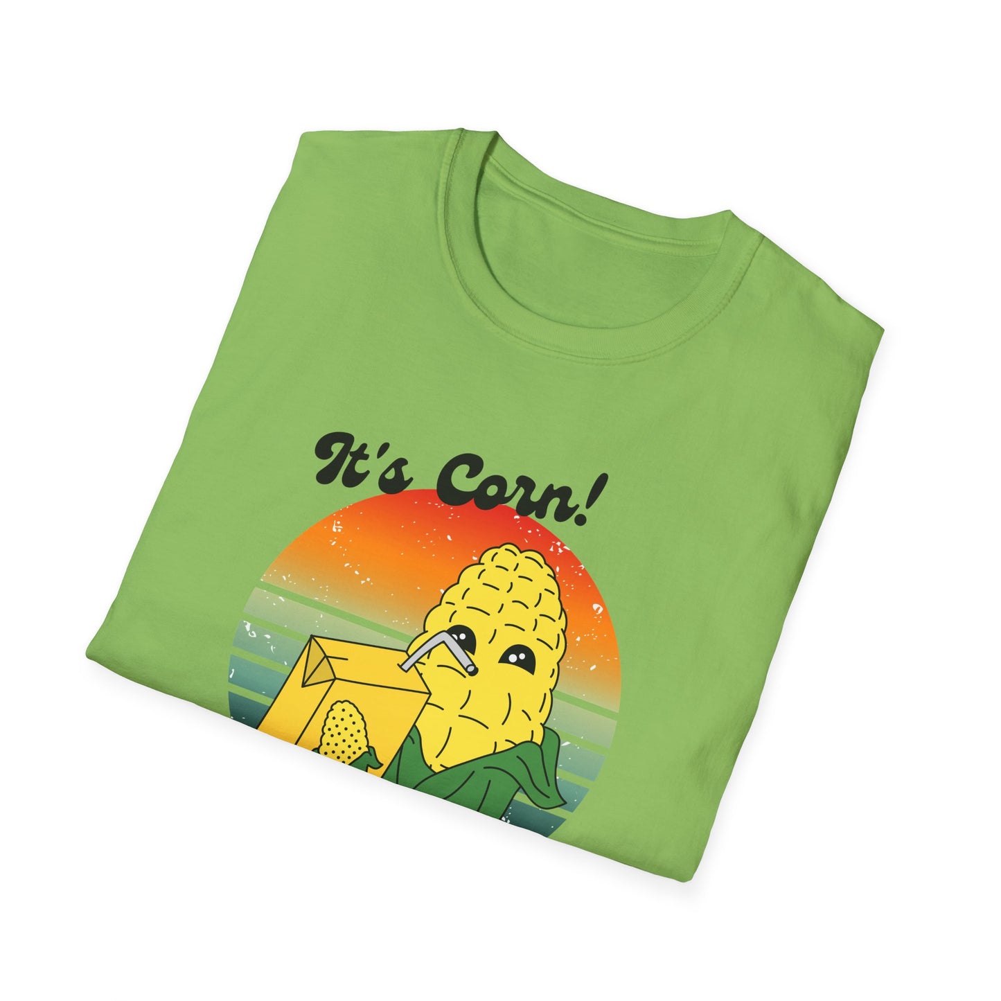 Corn-Inspired Graphic Tee, Fun Unisex T-Shirt, Perfect for Summer BBQs, Gift for Vegetables Lovers, Funny Foodie Shirt