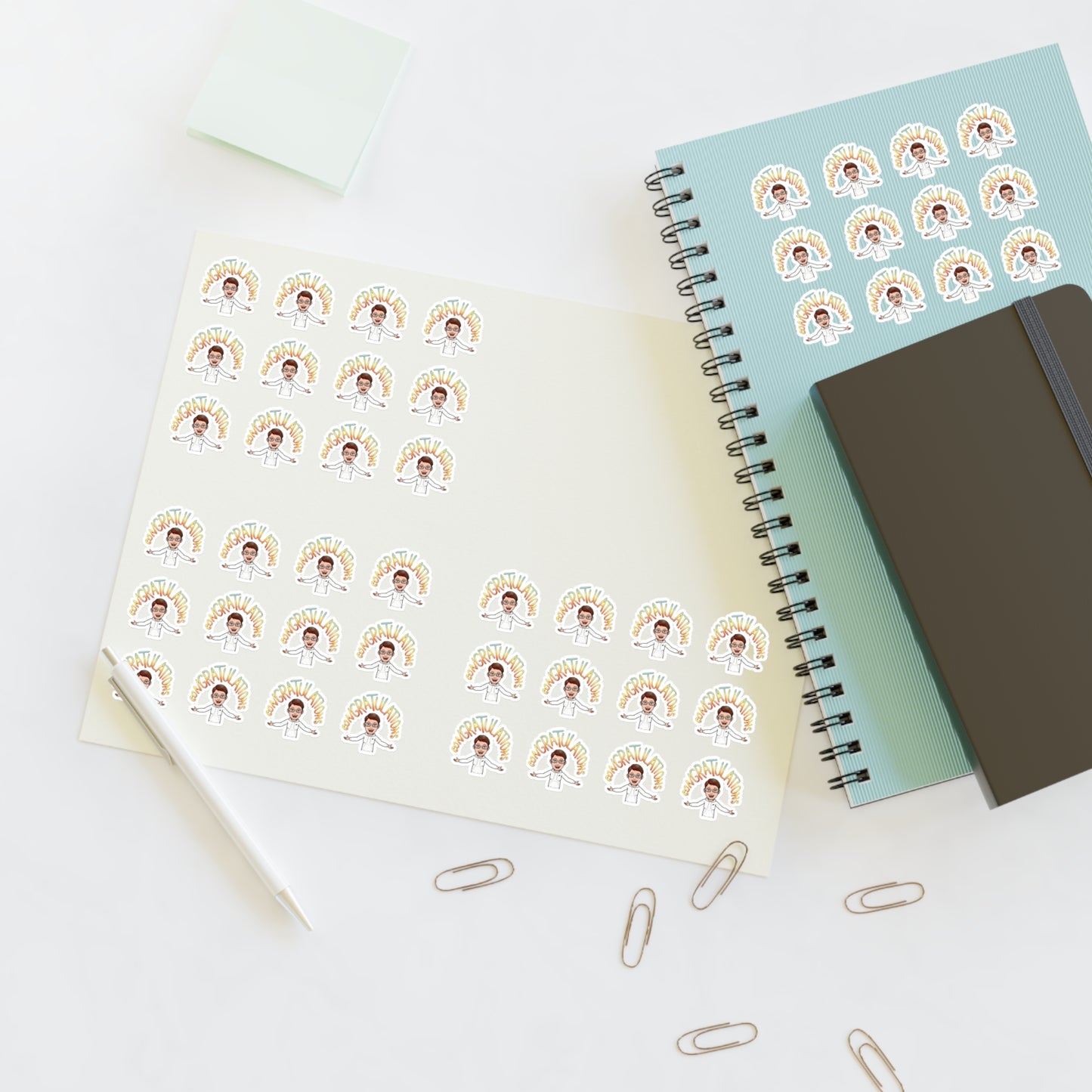 Inspirational Character Sticker Sheets - Perfect for Journaling and Decorating