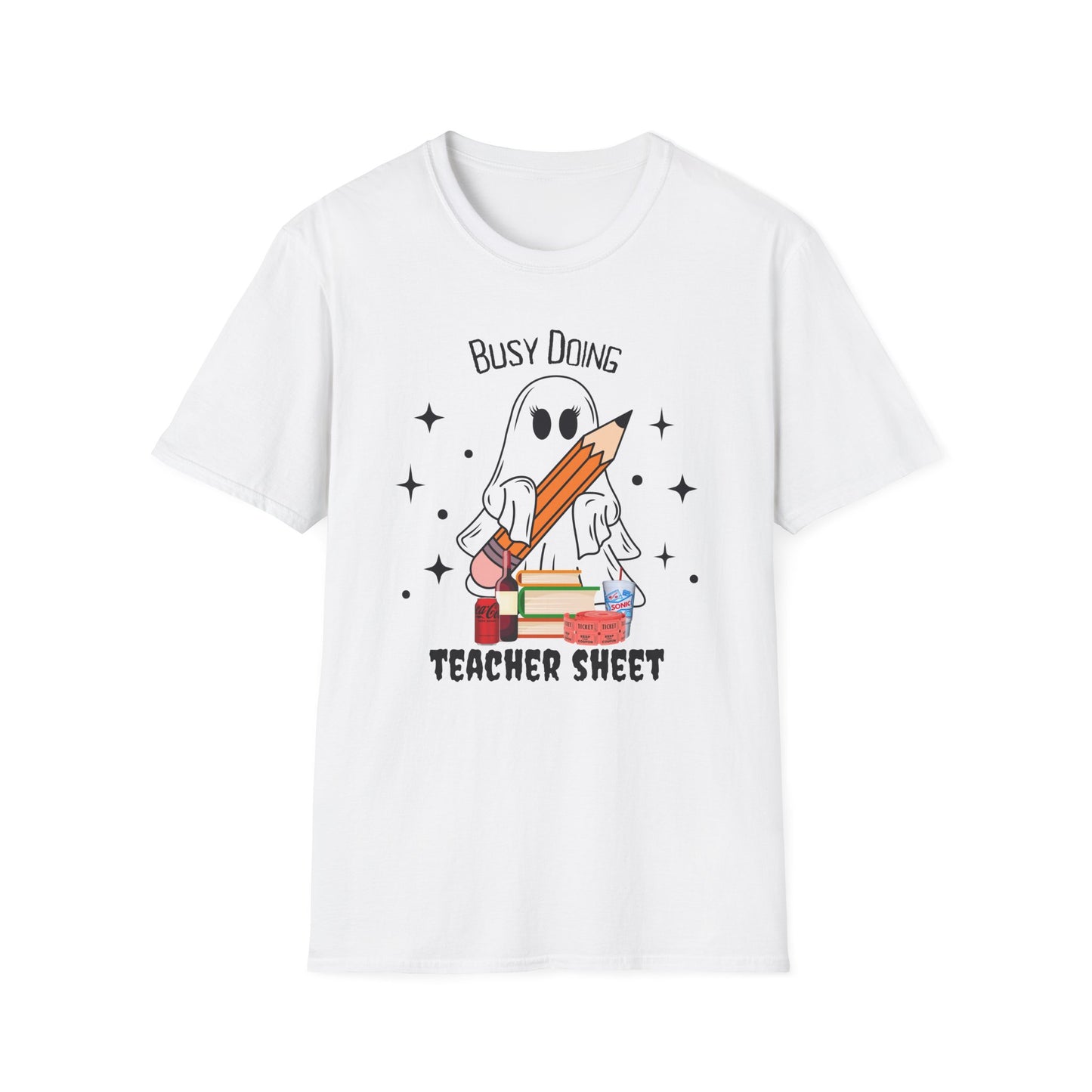 K's Teacher Sheet - Unisex Softstyle T-Shirt