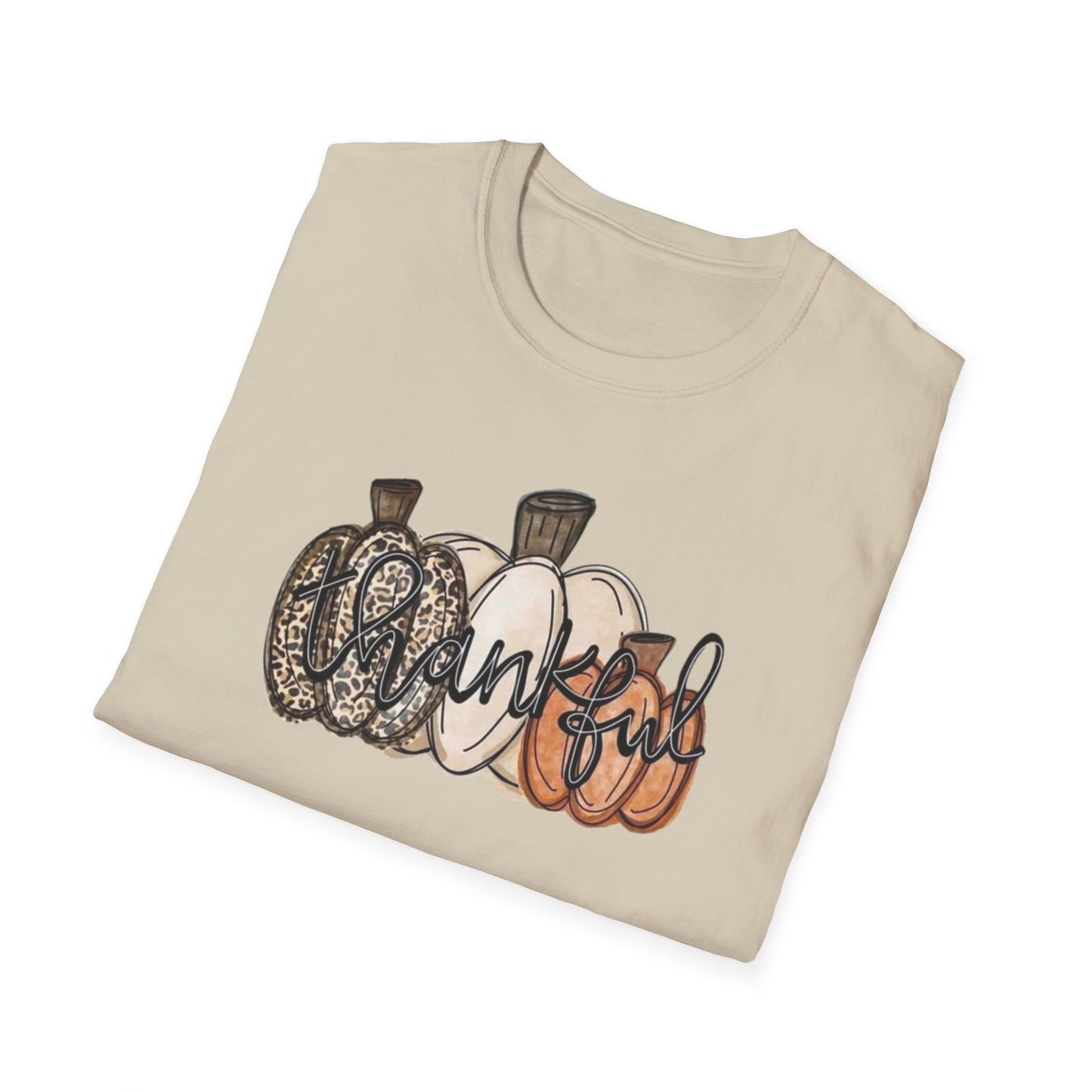 Thankful Pumpkins - Unisex Softstyle T-Shirt