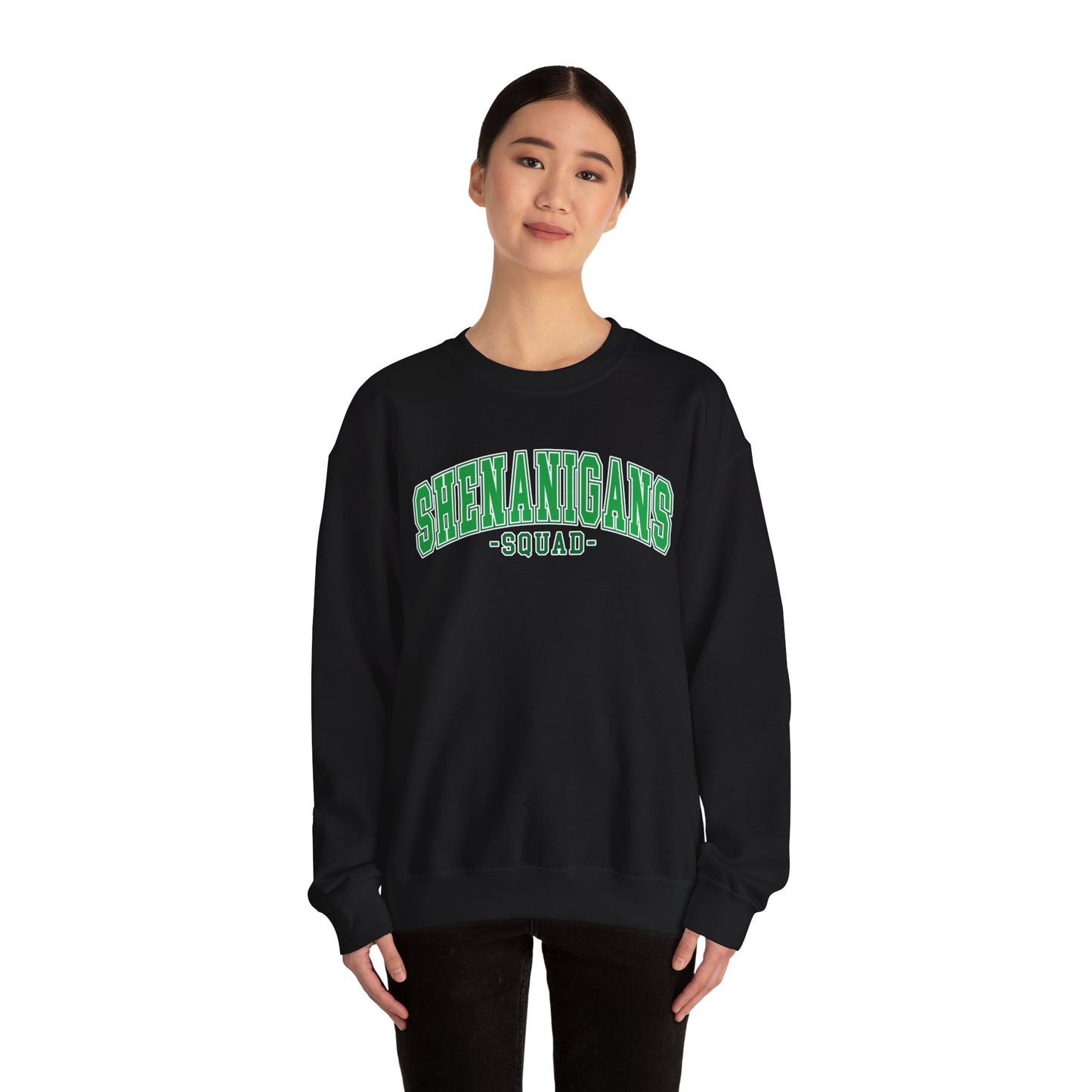 Shenanigans Squad Crewneck Sweatshirt - Fun Unisex Heavy Blend Style