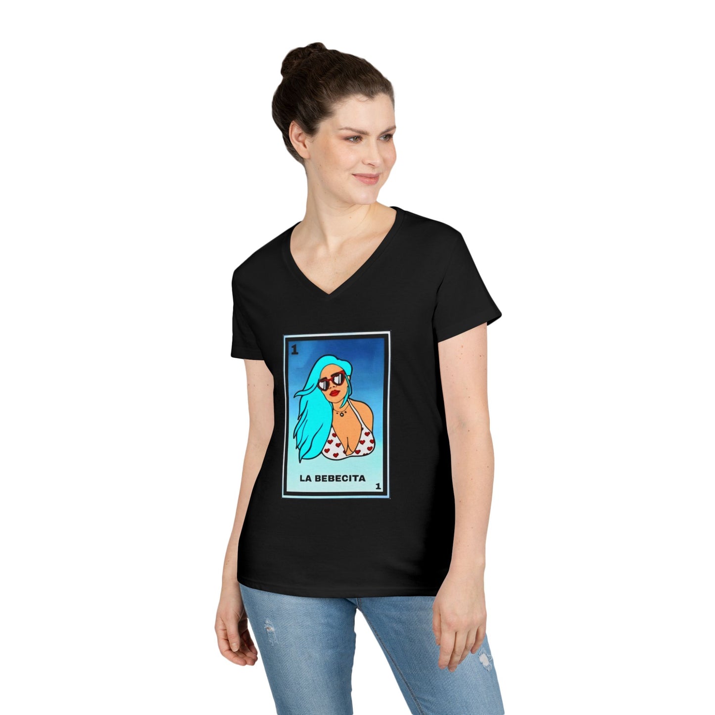Donna friend - Ladies' V-Neck T-Shirt