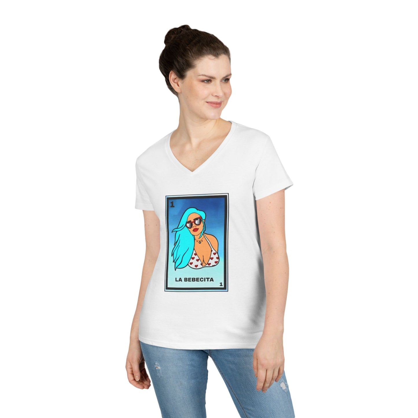 Donna friend - Ladies' V-Neck T-Shirt