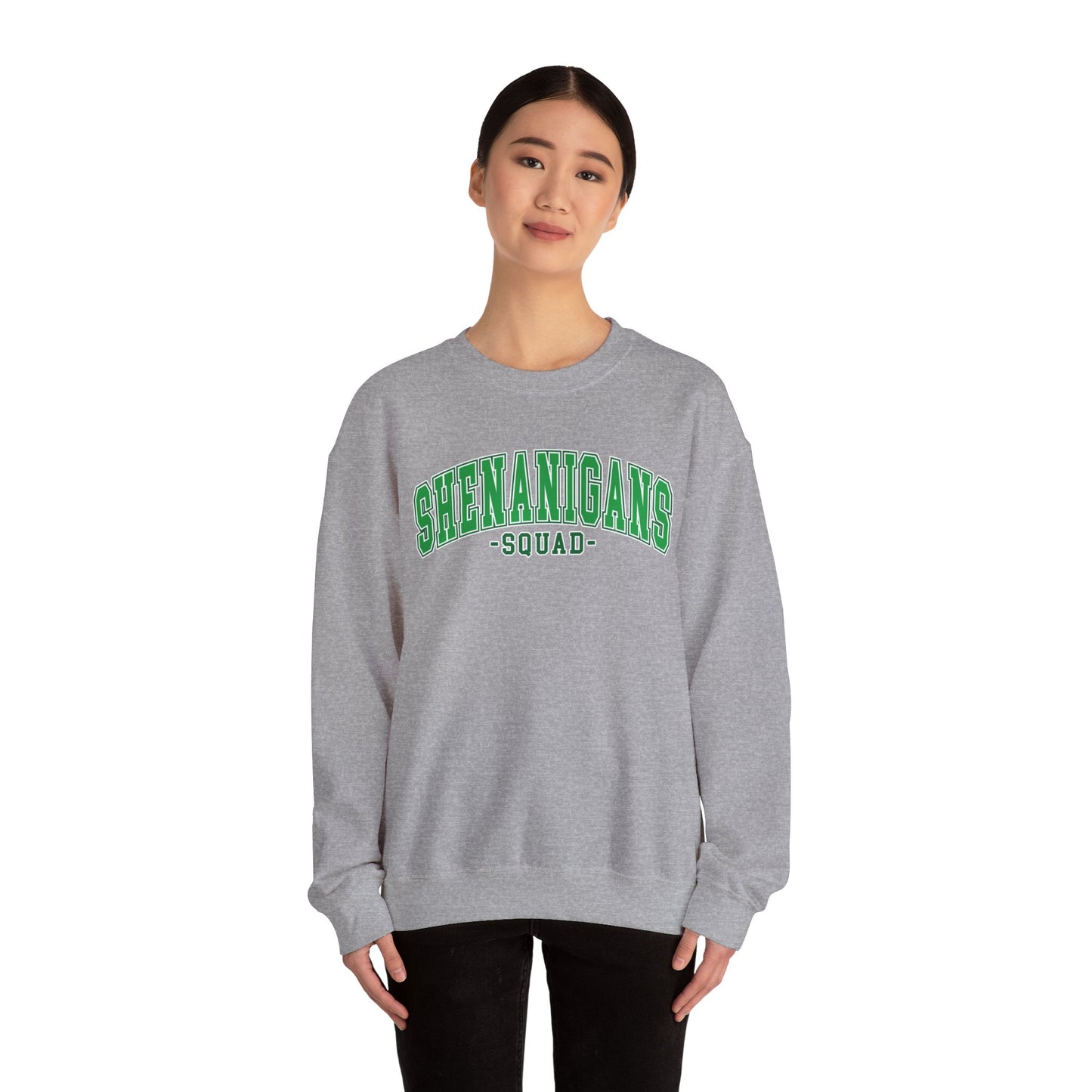 Shenanigans Squad Crewneck Sweatshirt - Fun Unisex Heavy Blend Style