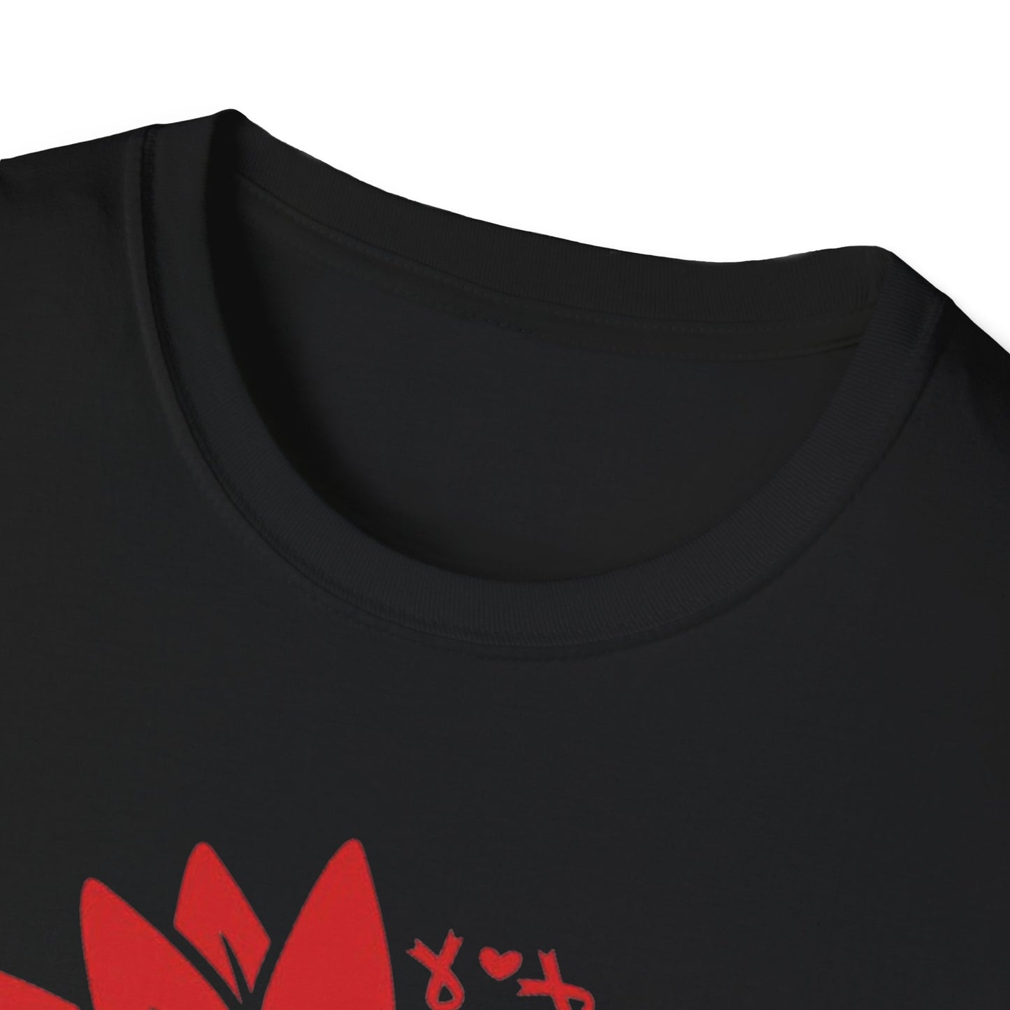 Blood Clot Survivor Flower - Unisex Softstyle T-Shirt