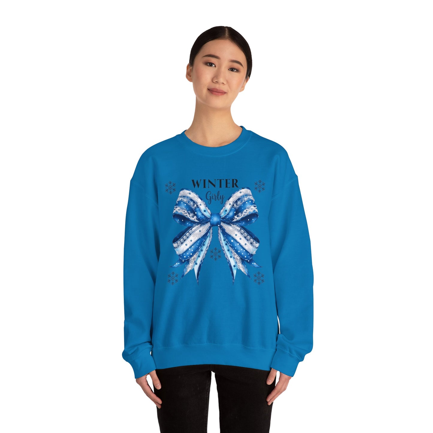 Winter Girly - Unisex Heavy Blend™ Crewneck Sweatshirt