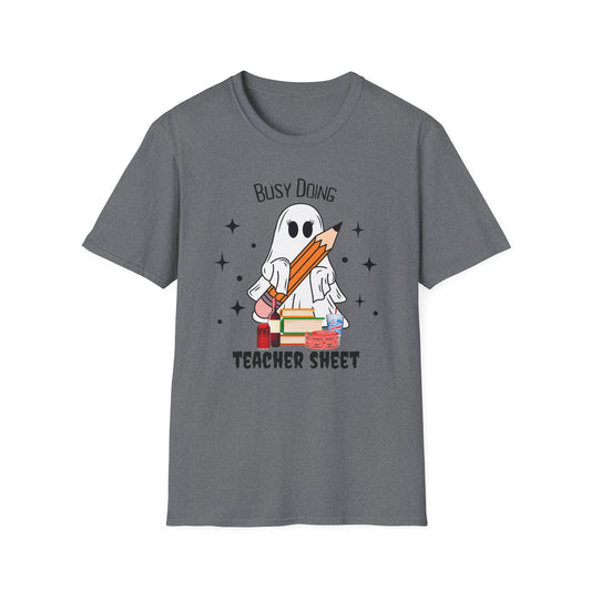 K's Teacher Sheet - Unisex Softstyle T-Shirt