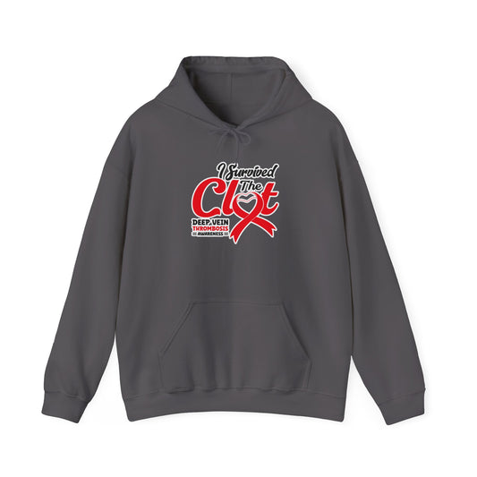 I Survived the Clot - Unisex Heavy Blend™ Hooded Sweatshirt