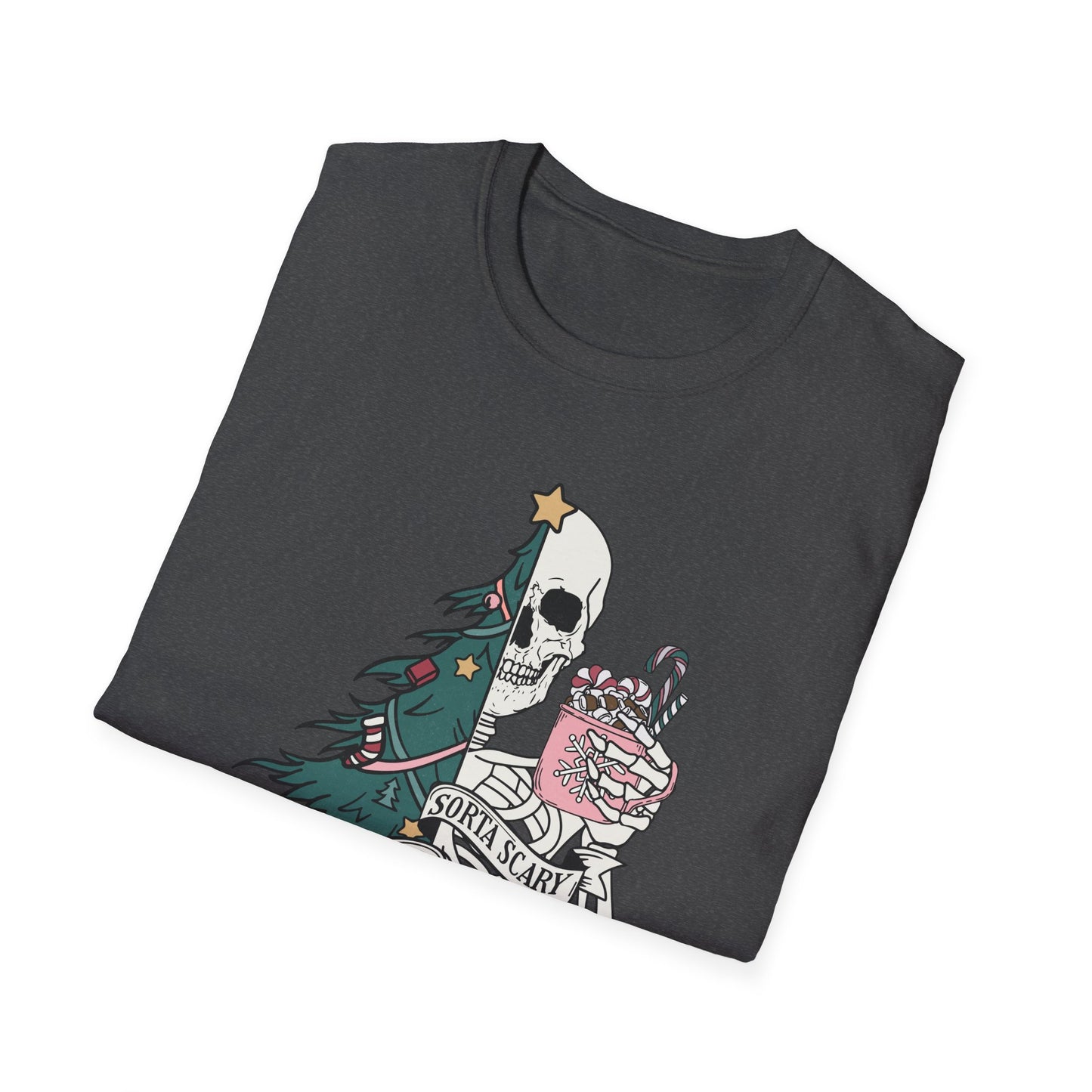 Sorta Merry Sorta Scary - Unisex Softstyle T-Shirt