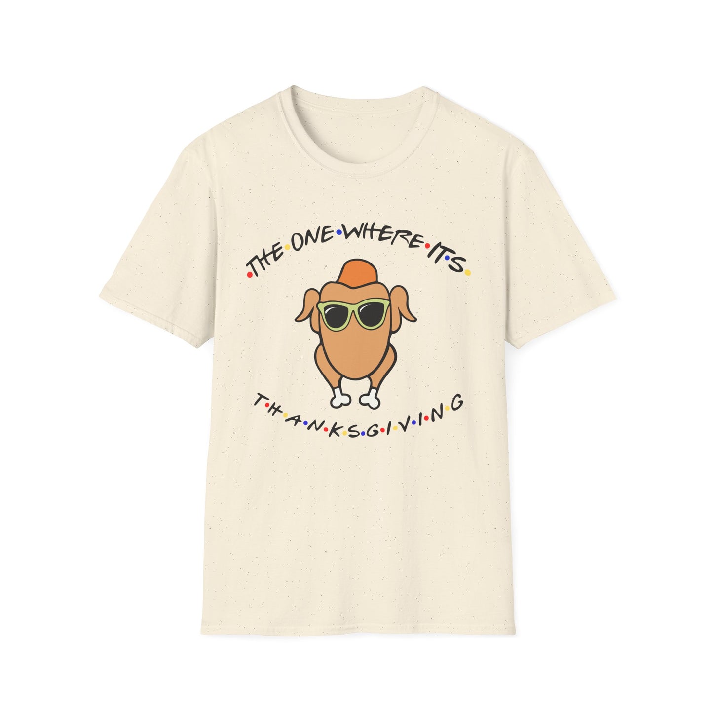 Friends Thanksgiving - Unisex Softstyle T-Shirt