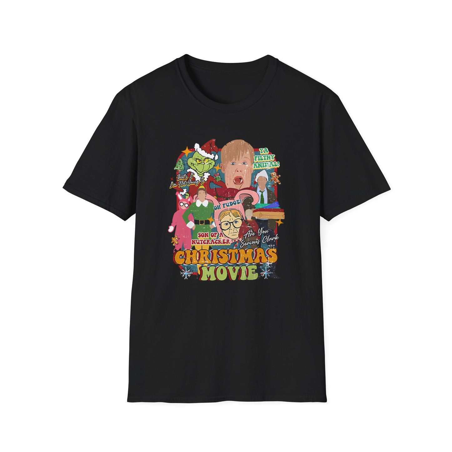 Christmas Movie - Unisex Softstyle T-Shirt