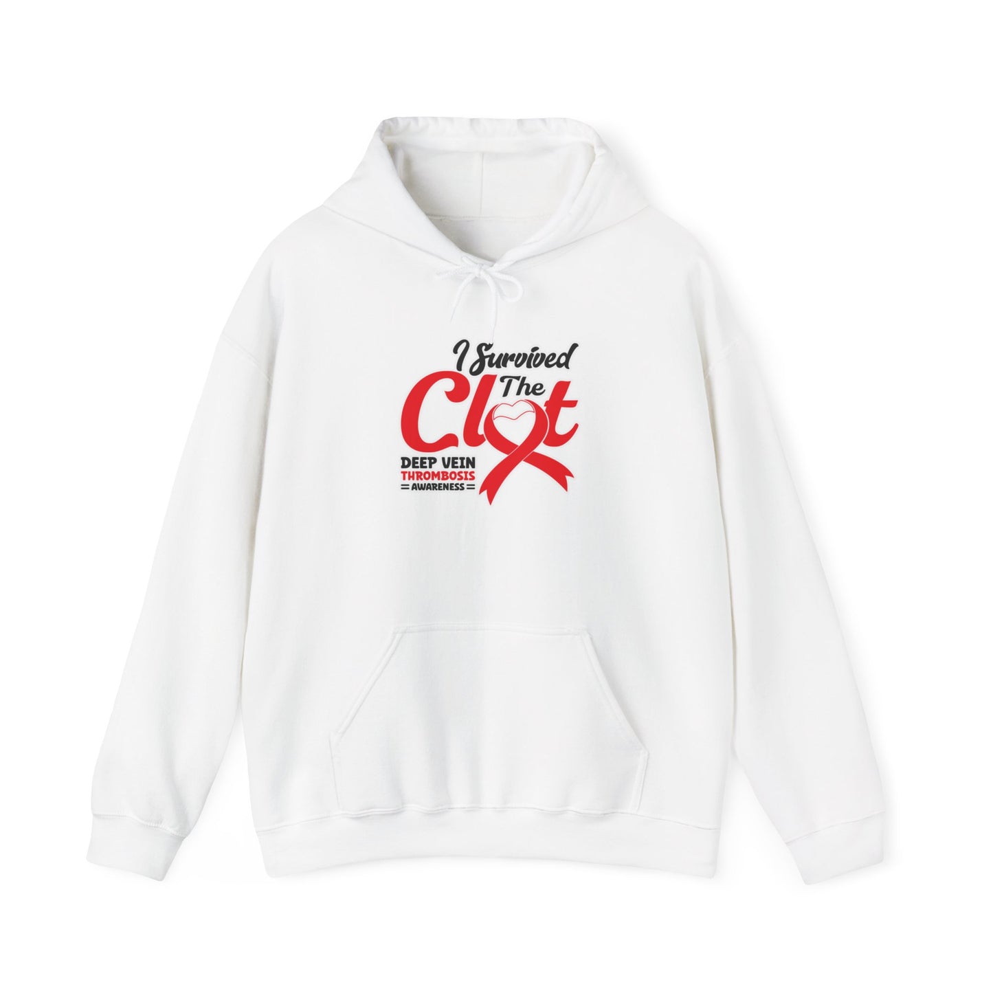 I Survived the Clot - Unisex Heavy Blend™ Hooded Sweatshirt