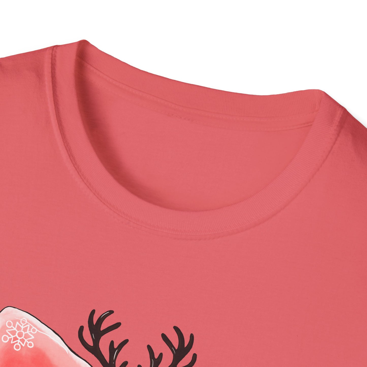 Christmas Cherry Coquette - Unisex Softstyle T-Shirt