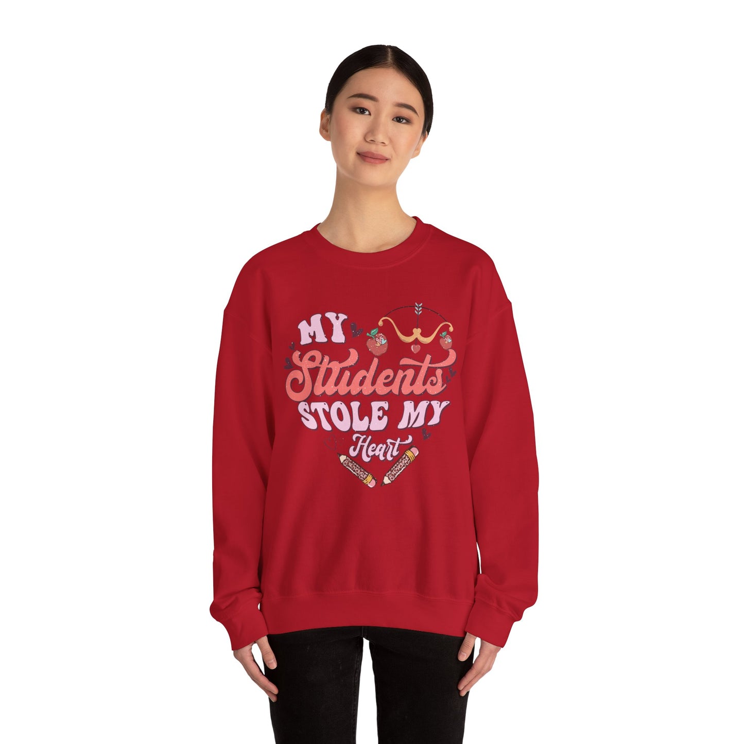 My Students Stole My Heart - Unisex Heavy Blend™ Crewneck Sweatshirt