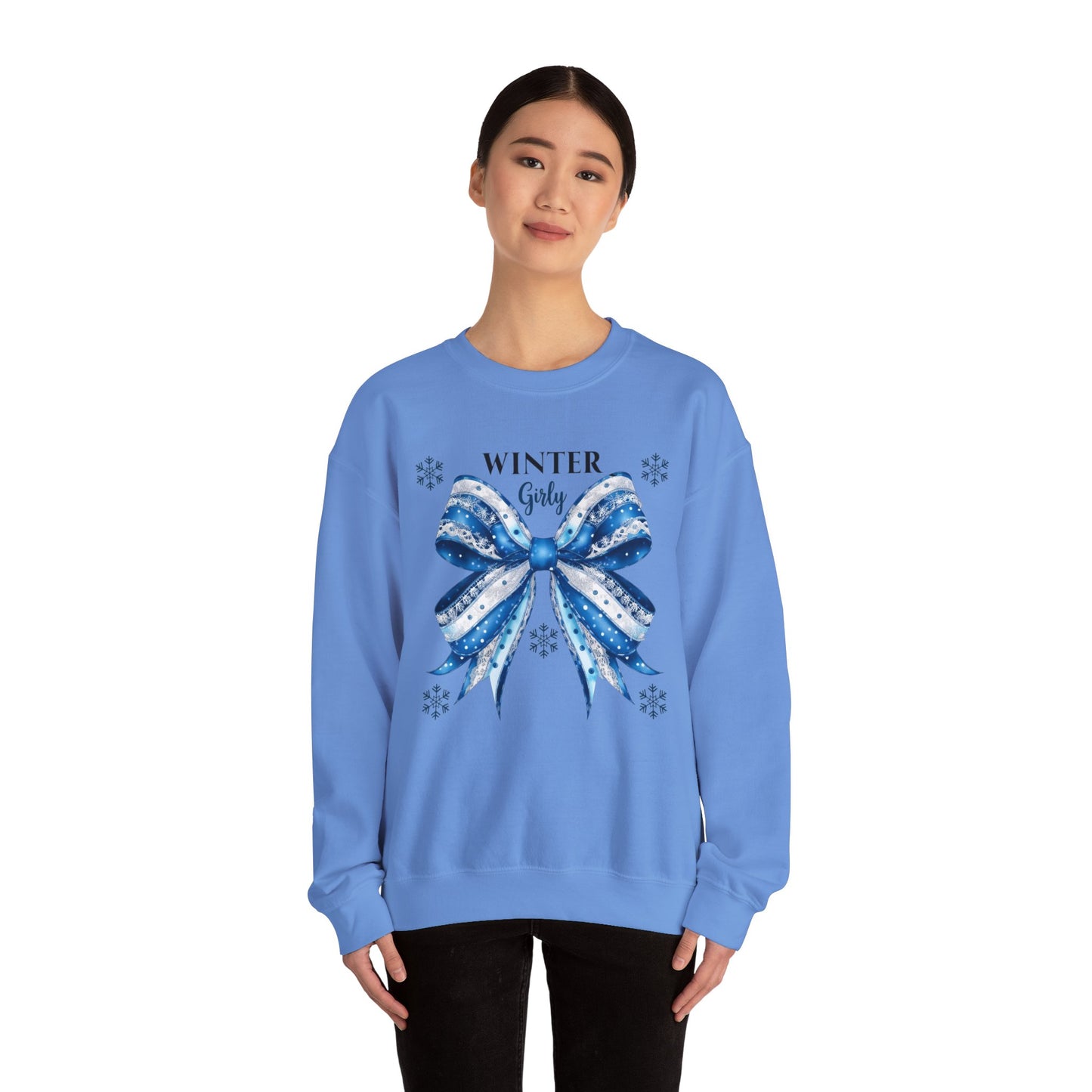 Winter Girly - Unisex Heavy Blend™ Crewneck Sweatshirt