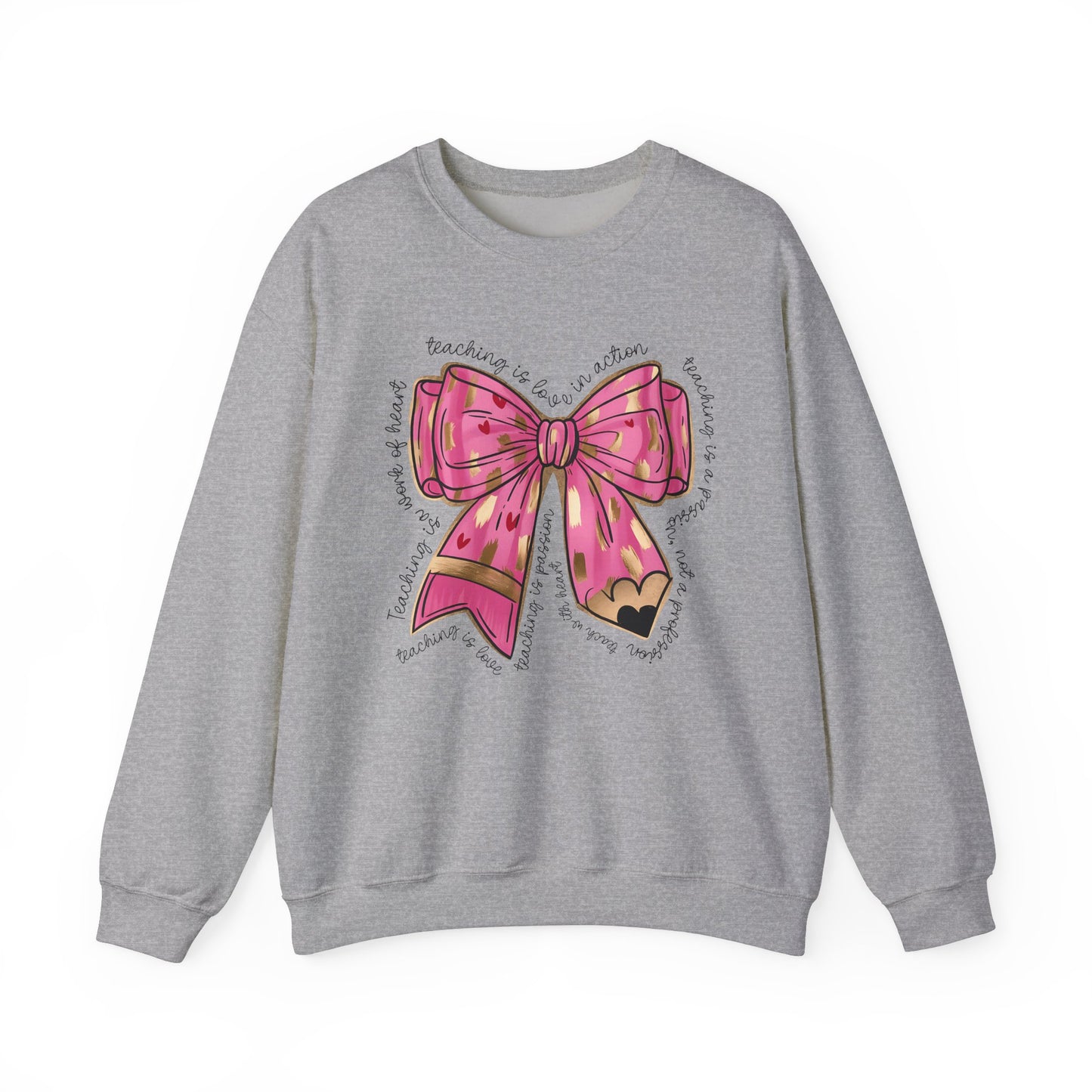 Teaching is Love in Action - Unisex Heavy Blend™ Crewneck Sweatshirt