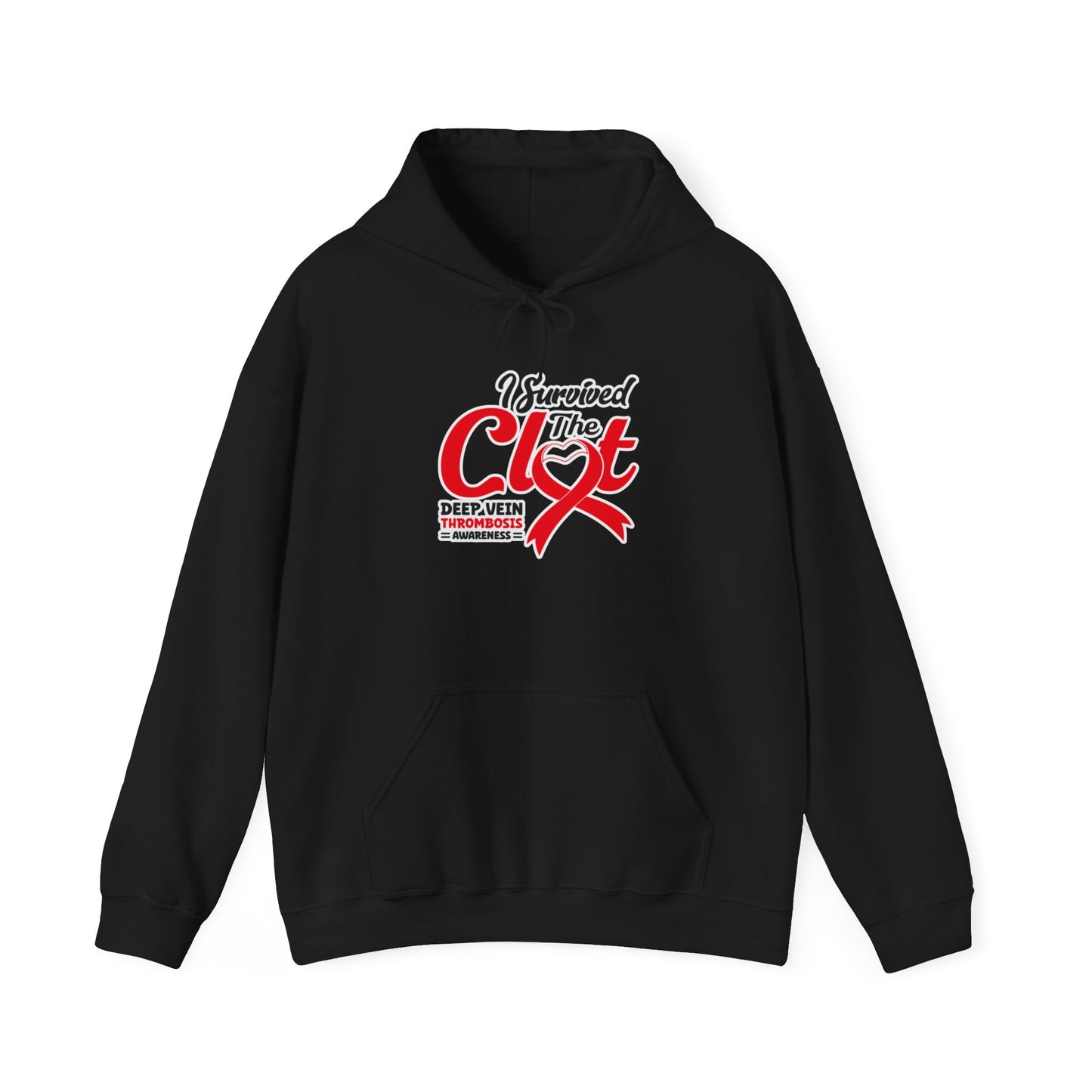 I Survived the Clot - Unisex Heavy Blend™ Hooded Sweatshirt