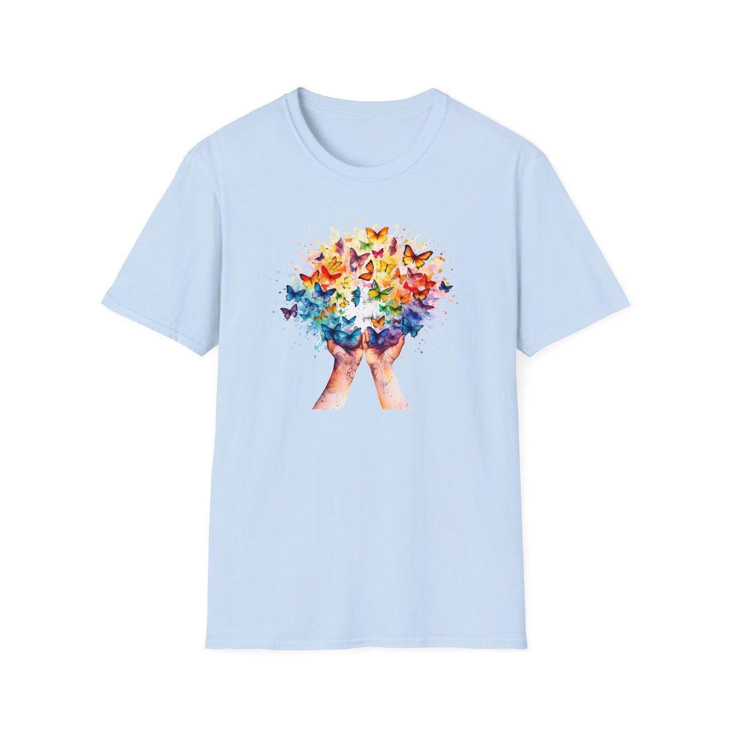 Let Go Butterflies - Unisex Softstyle T-Shirt