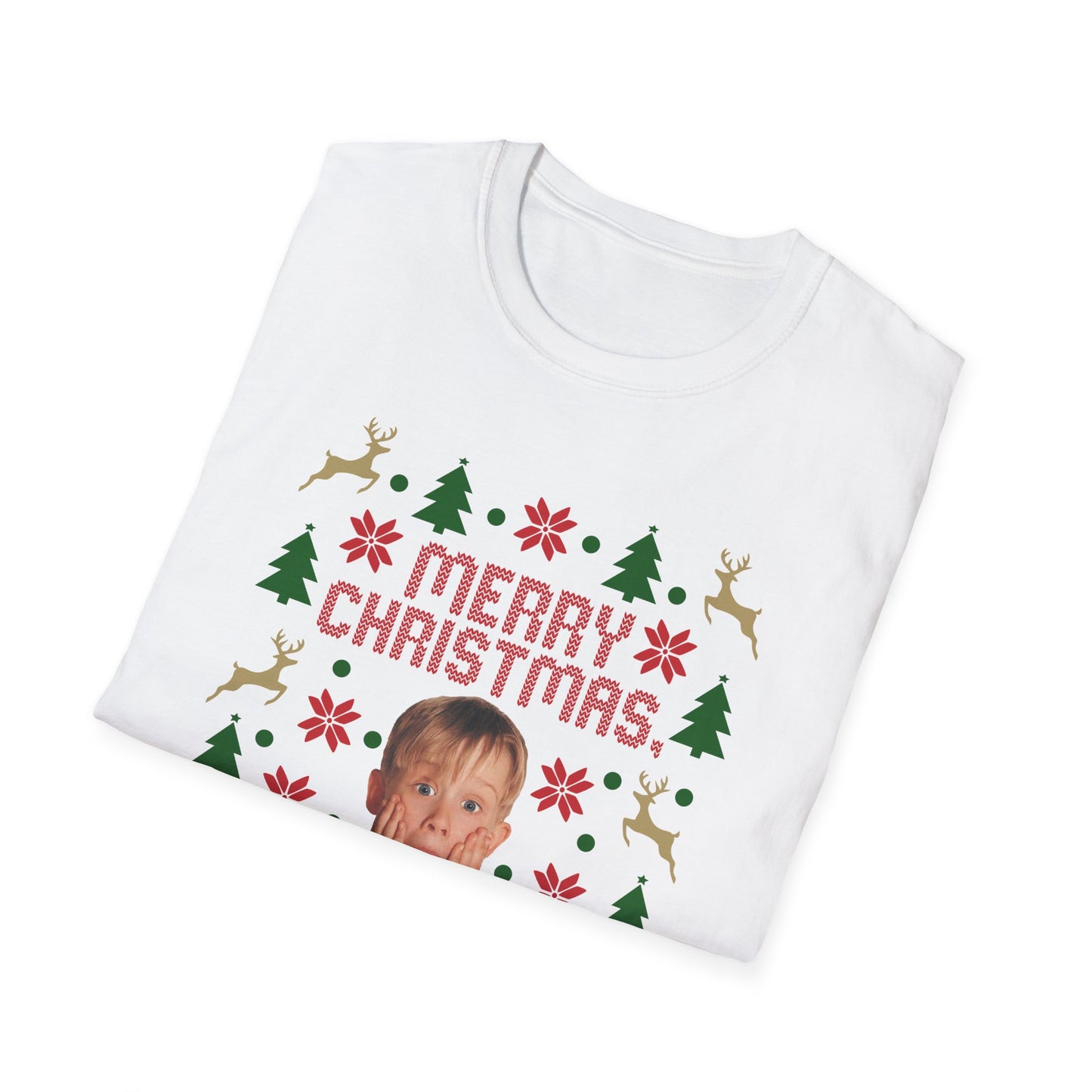 Merry Christmas Ya Filthy Animal - Unisex Softstyle T-Shirt