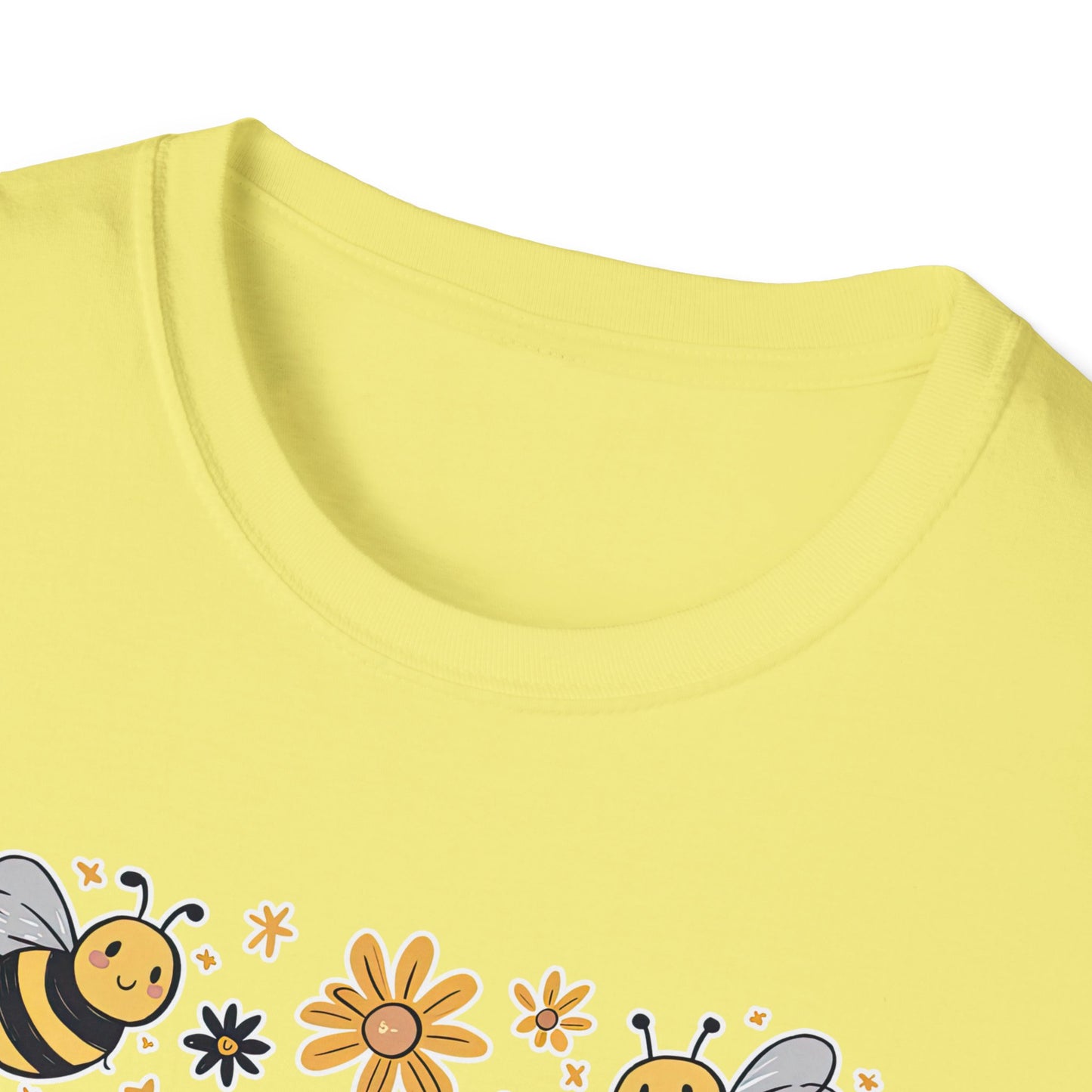 Bee Kind, Sweet, Happy - Unisex Softstyle T-Shirt