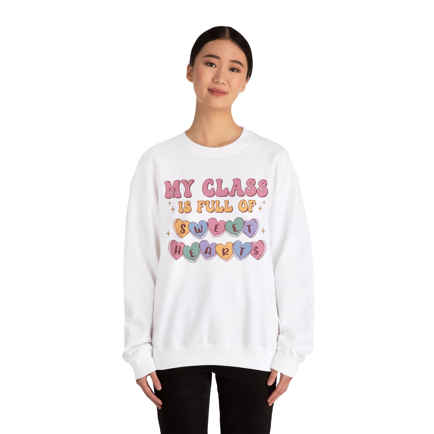 My Class is Full of Sweethearts - Unisex Heavy Blend™ Crewneck Sweatshirt
