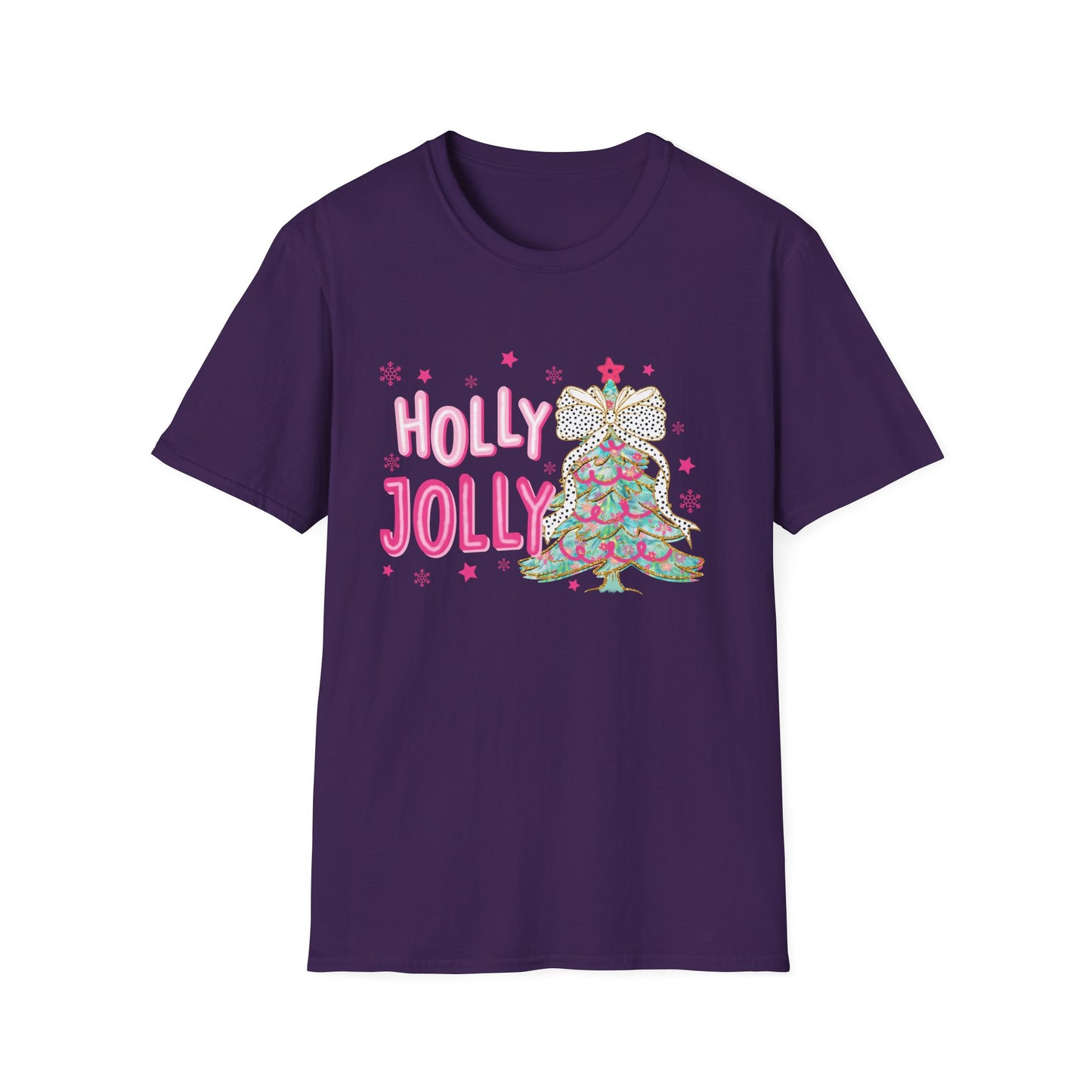 Holly Jolly - Unisex Softstyle T-Shirt