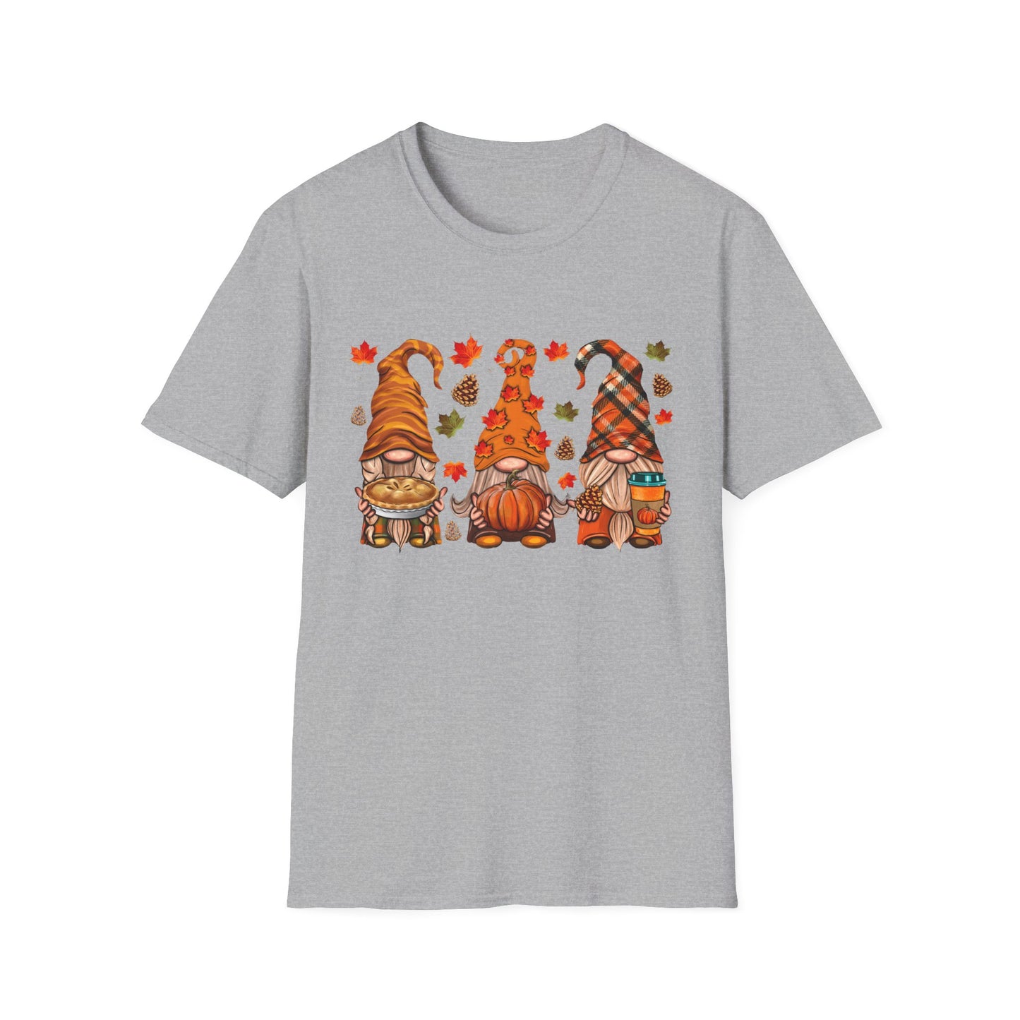 Thanksgiving Gnomes - Unisex Softstyle T-Shirt