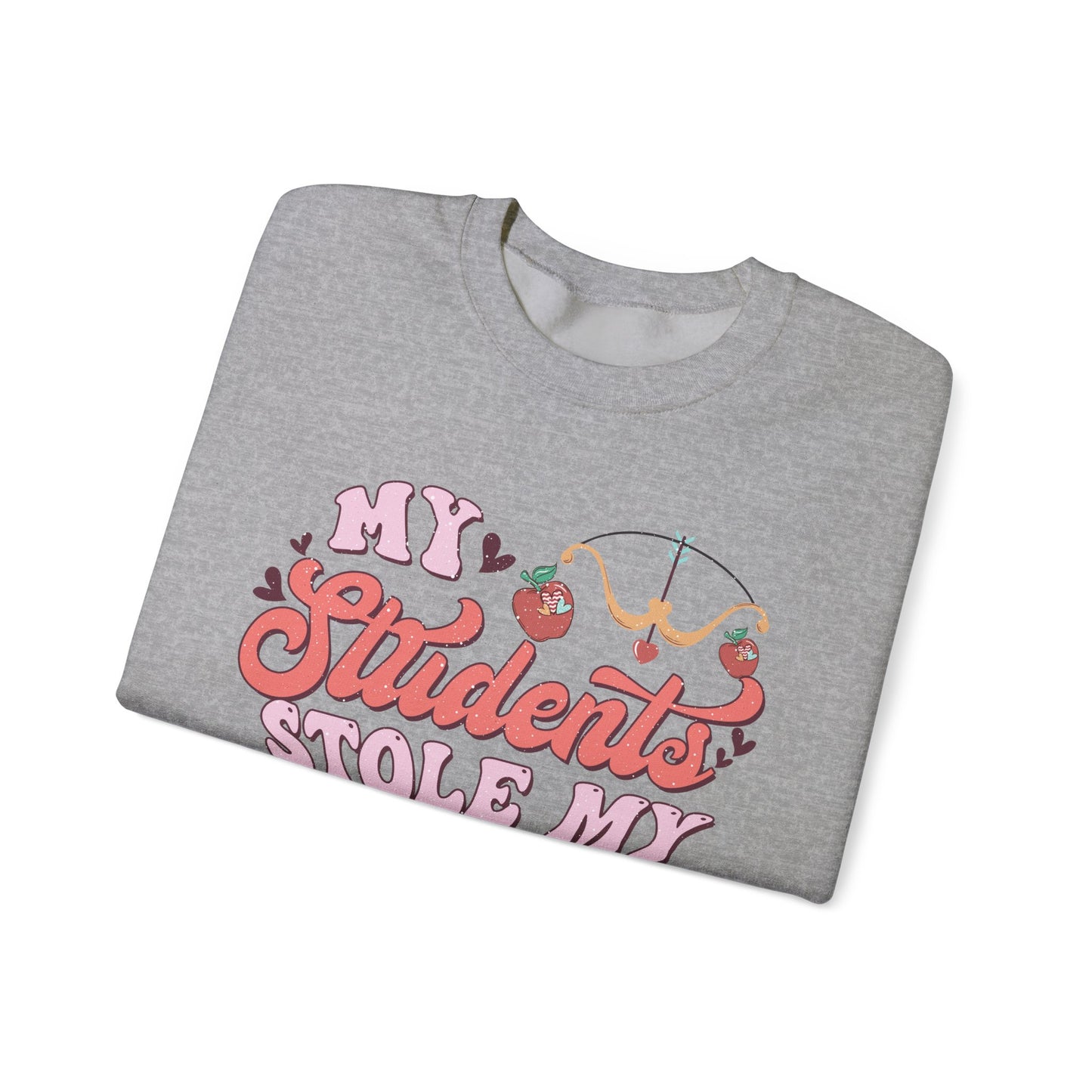 My Students Stole My Heart - Unisex Heavy Blend™ Crewneck Sweatshirt