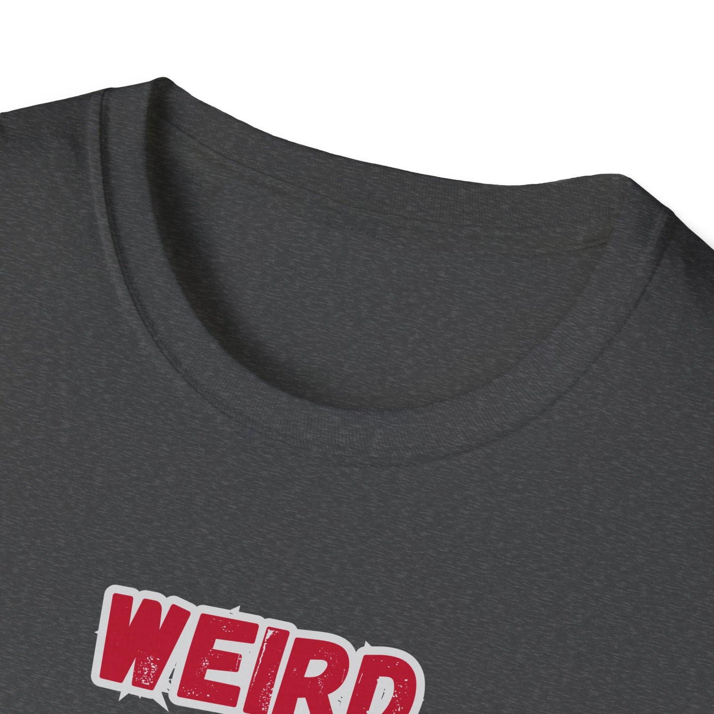 Weird Teacher Build Character - Unisex Softstyle T-Shirt