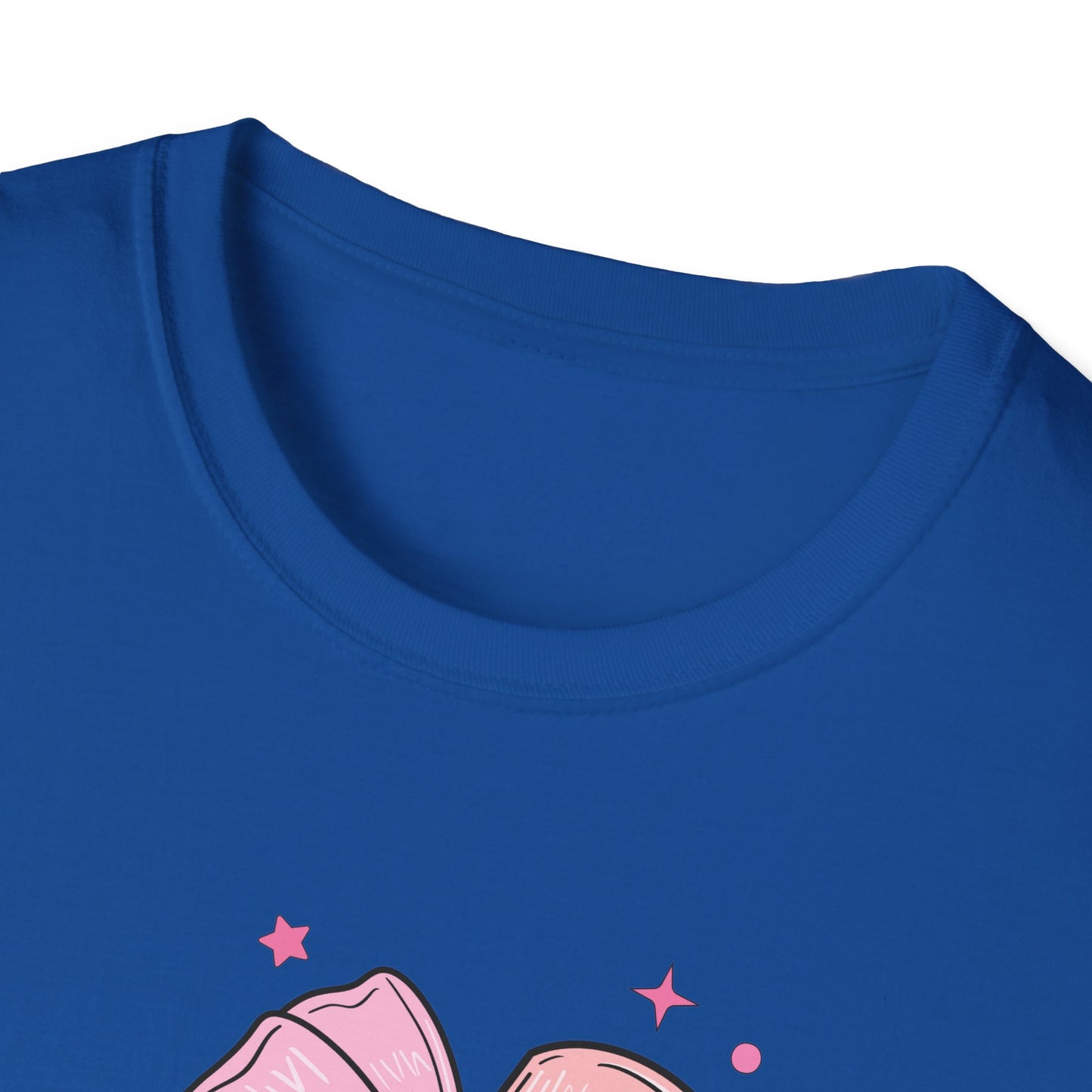 Pencil with Bow - Unisex Softstyle T-Shirt