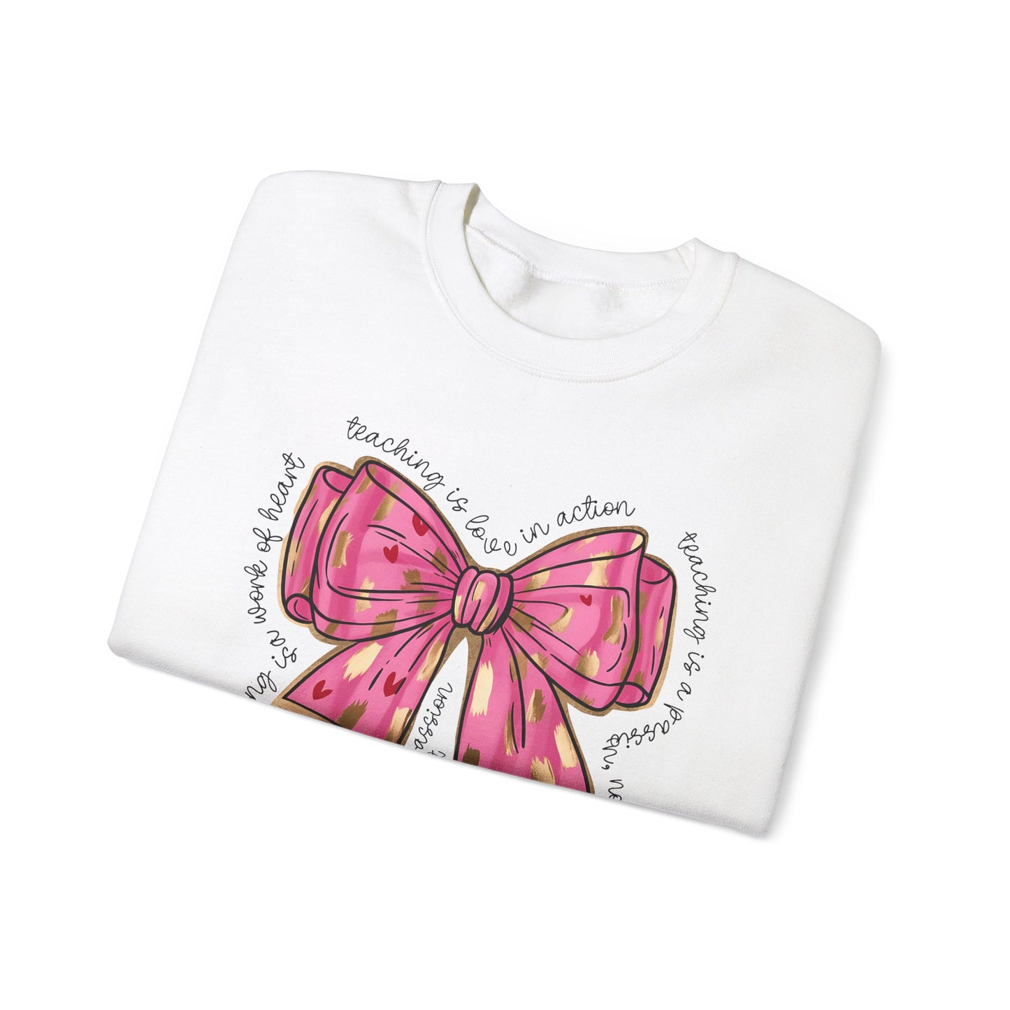 Teaching is Love in Action - Unisex Heavy Blend™ Crewneck Sweatshirt
