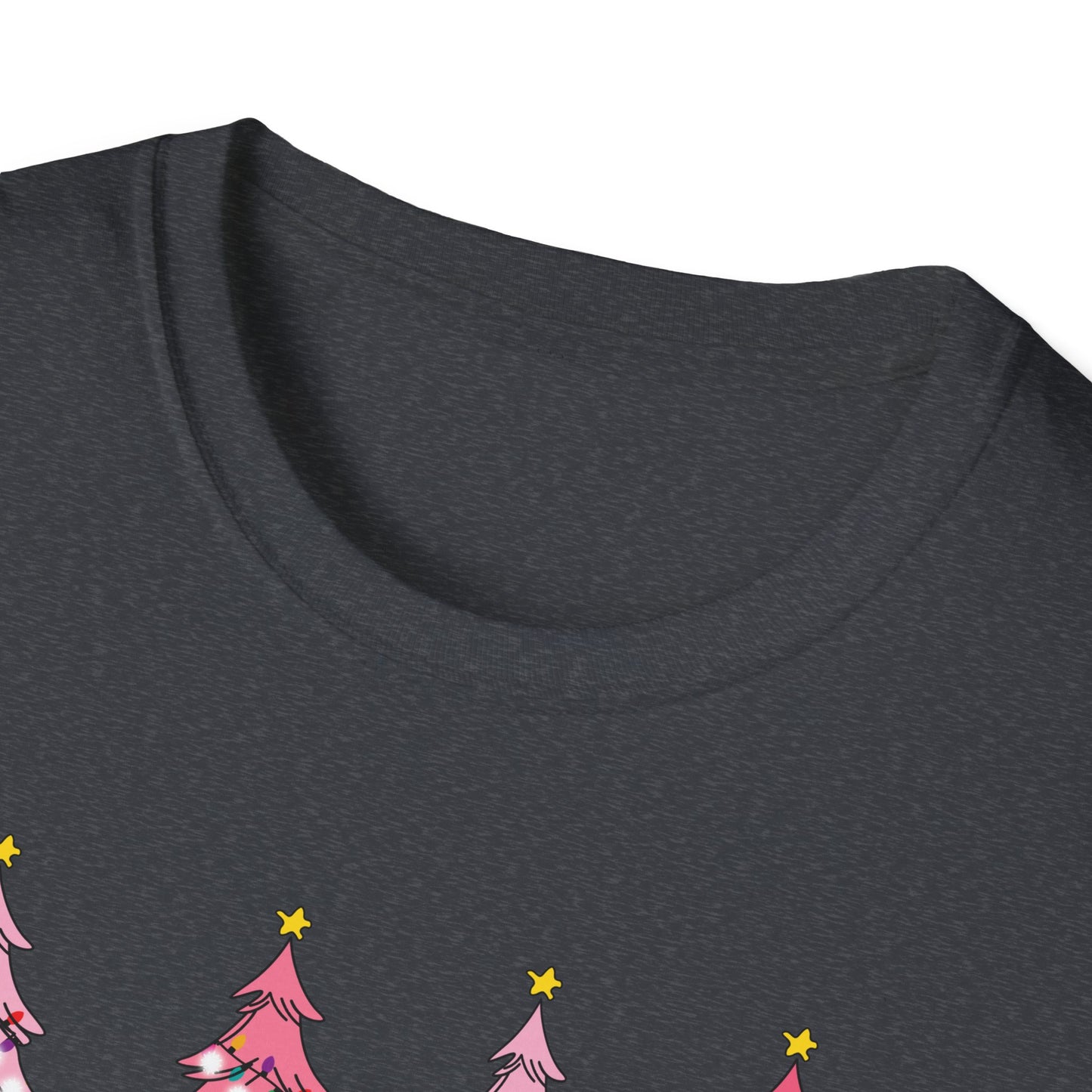 Merry & Bright Pink - Unisex Softstyle T-Shirt